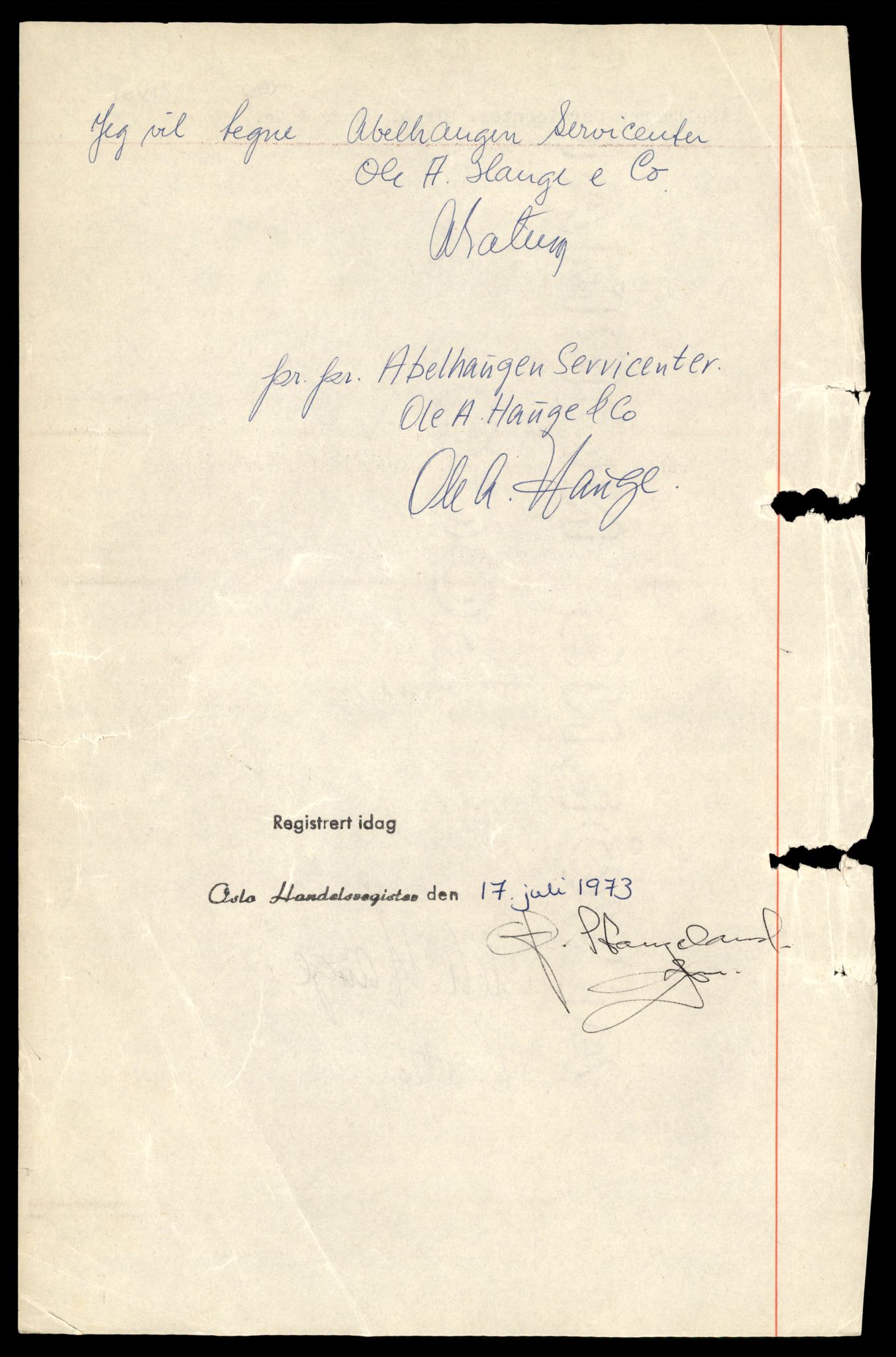 Oslo byfogd, Handelsregisteret, AV/SAT-A-10867/G/Gb/Gbb/L0036: Registreringsmeldinger, A-D, 1980, p. 2