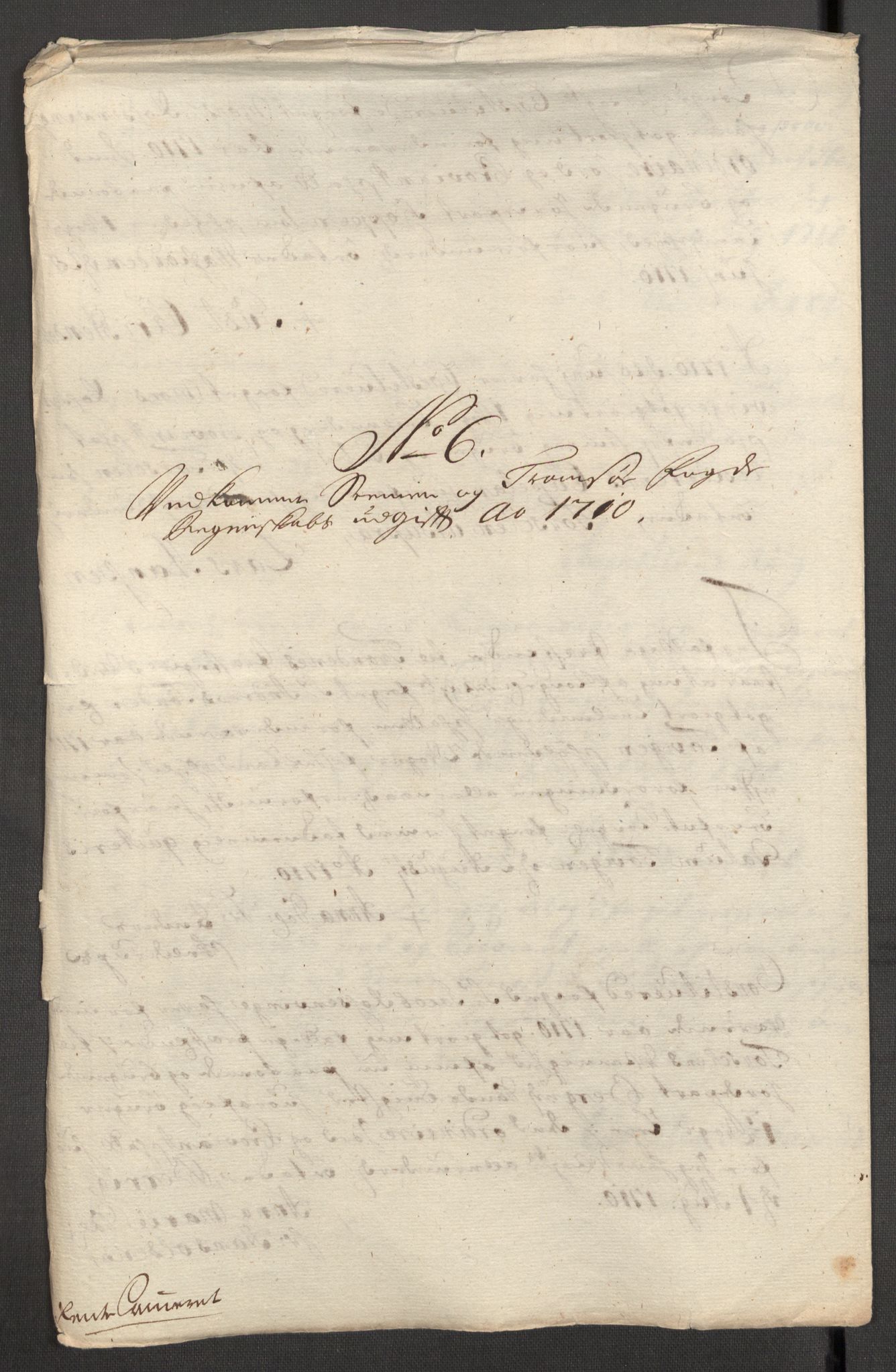 Rentekammeret inntil 1814, Reviderte regnskaper, Fogderegnskap, AV/RA-EA-4092/R68/L4757: Fogderegnskap Senja og Troms, 1708-1710, p. 280