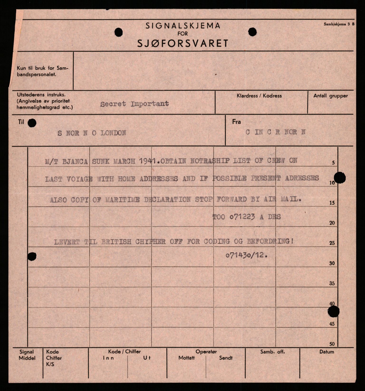 Forsvaret, Sjøforsvarets overkommando, AV/RA-RAFA-2035/D/Dc/L0306: --, 1940-1945, p. 208