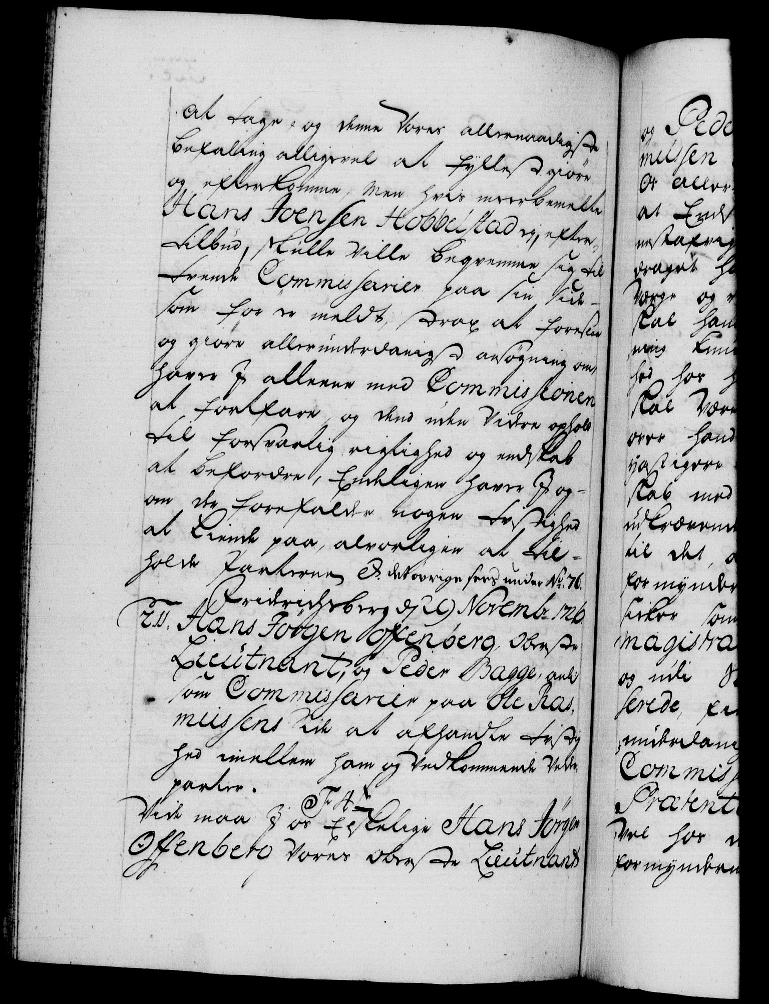 Danske Kanselli 1572-1799, AV/RA-EA-3023/F/Fc/Fca/Fcab/L0023: Norske tegnelser, 1725-1727, p. 323b