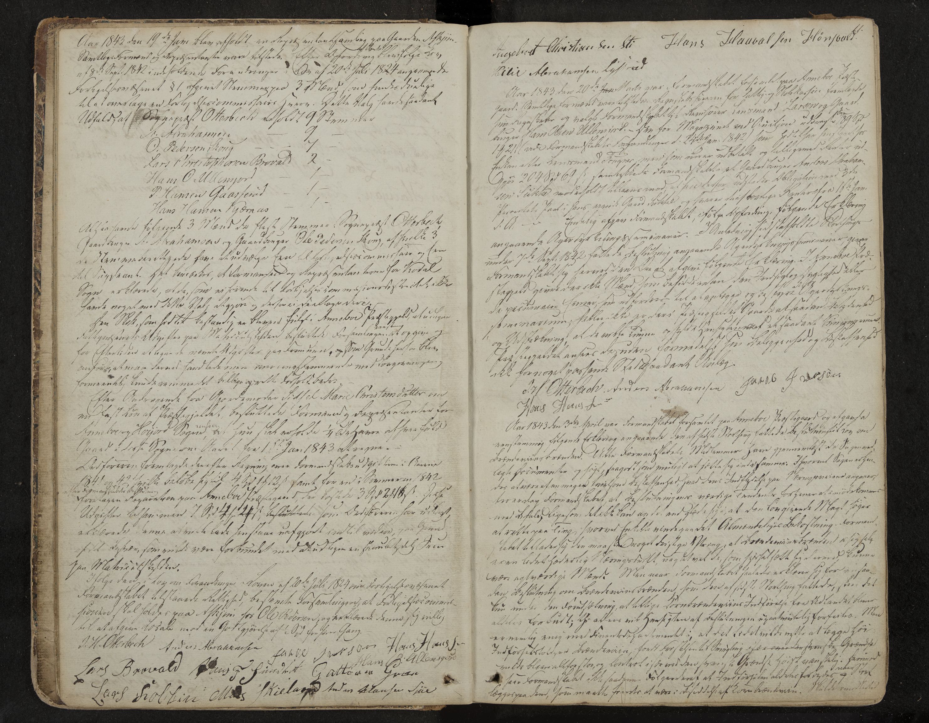 Andebu formannskap og sentraladministrasjon, IKAK/0719021-1/A/Aa/L0001: Møtebok med register, 1837-1869, p. 11