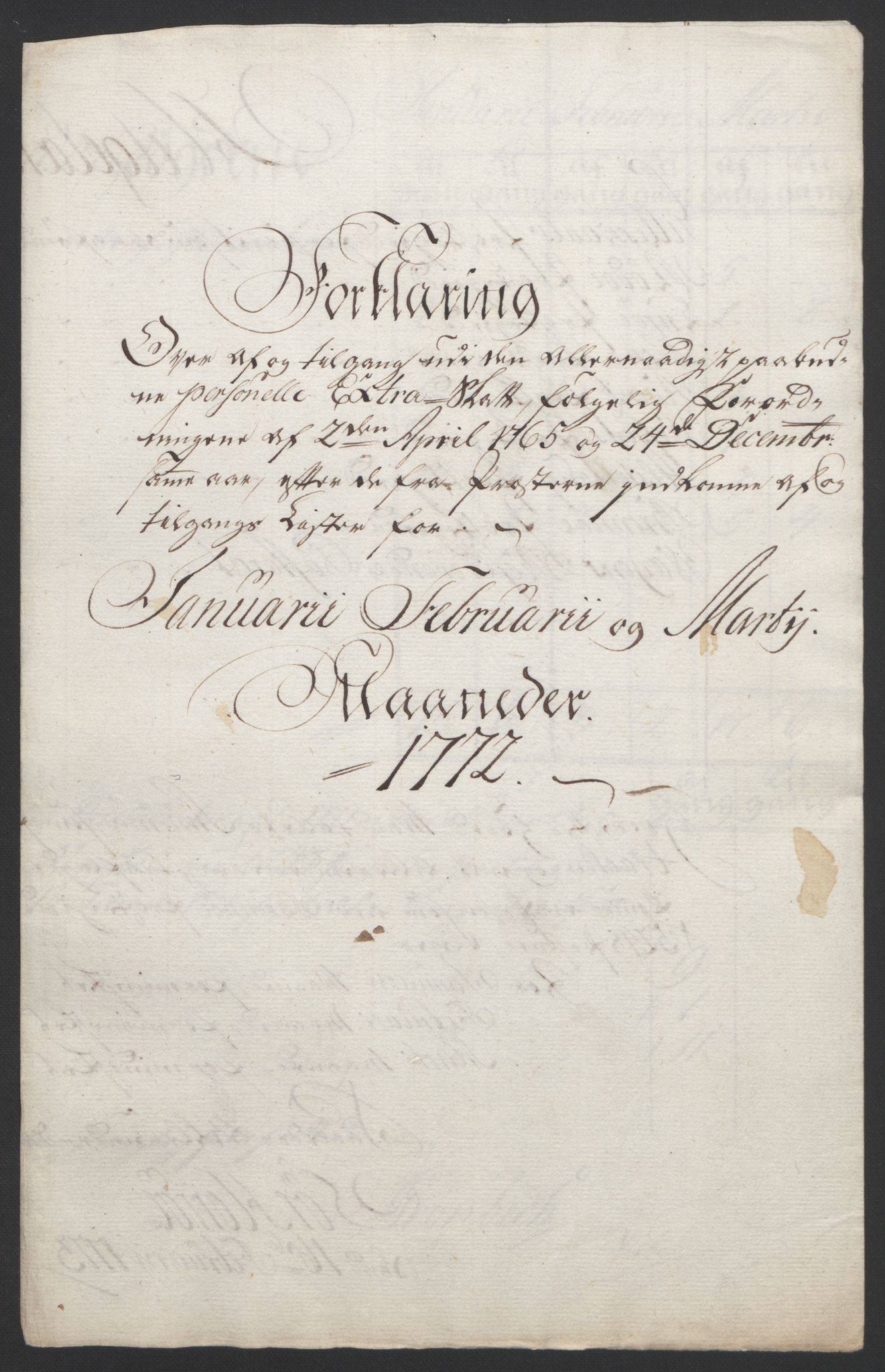 Rentekammeret inntil 1814, Reviderte regnskaper, Fogderegnskap, AV/RA-EA-4092/R65/L4573: Ekstraskatten Helgeland, 1762-1772, p. 415