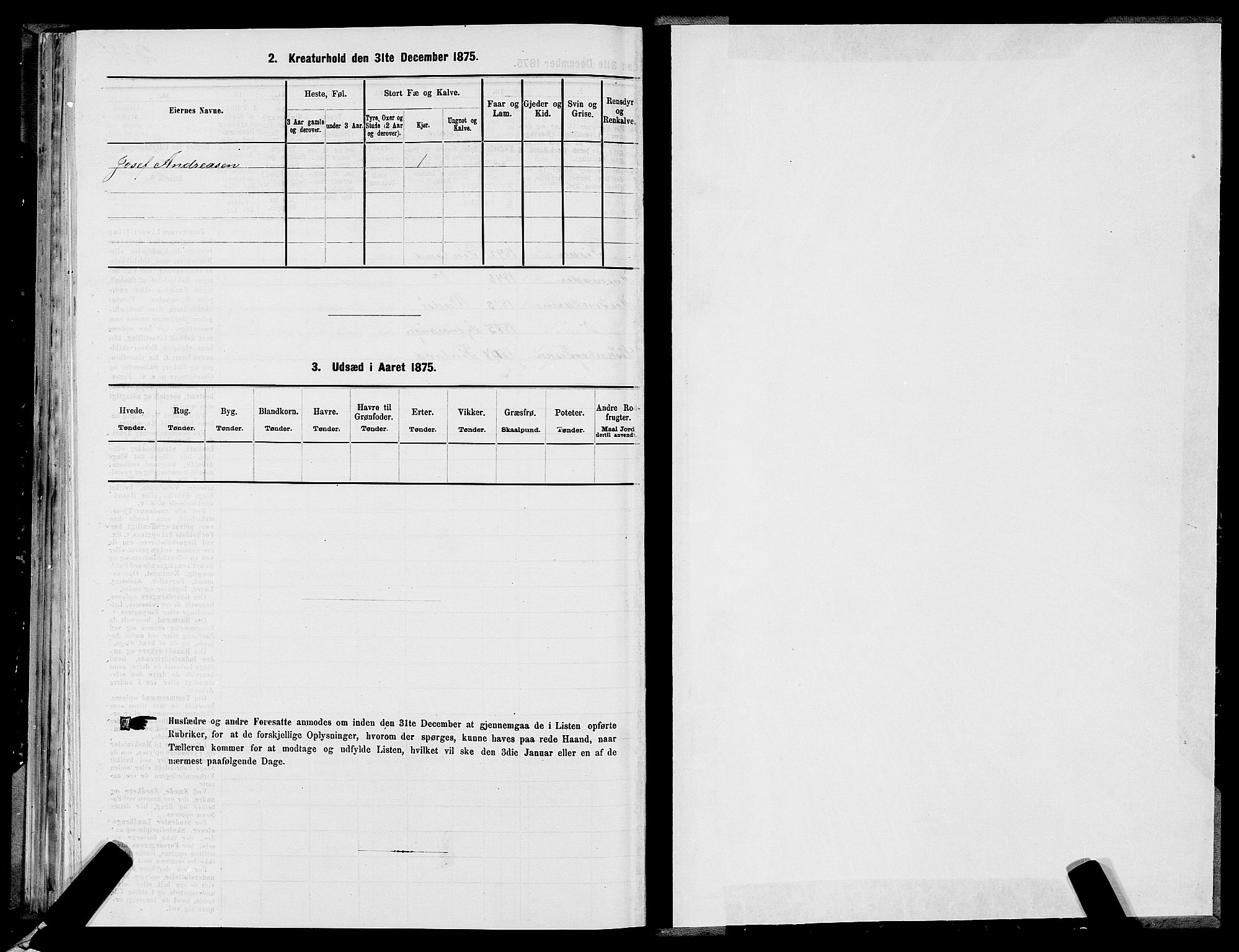 SATØ, 1875 census for 2030P Sør-Varanger, 1875