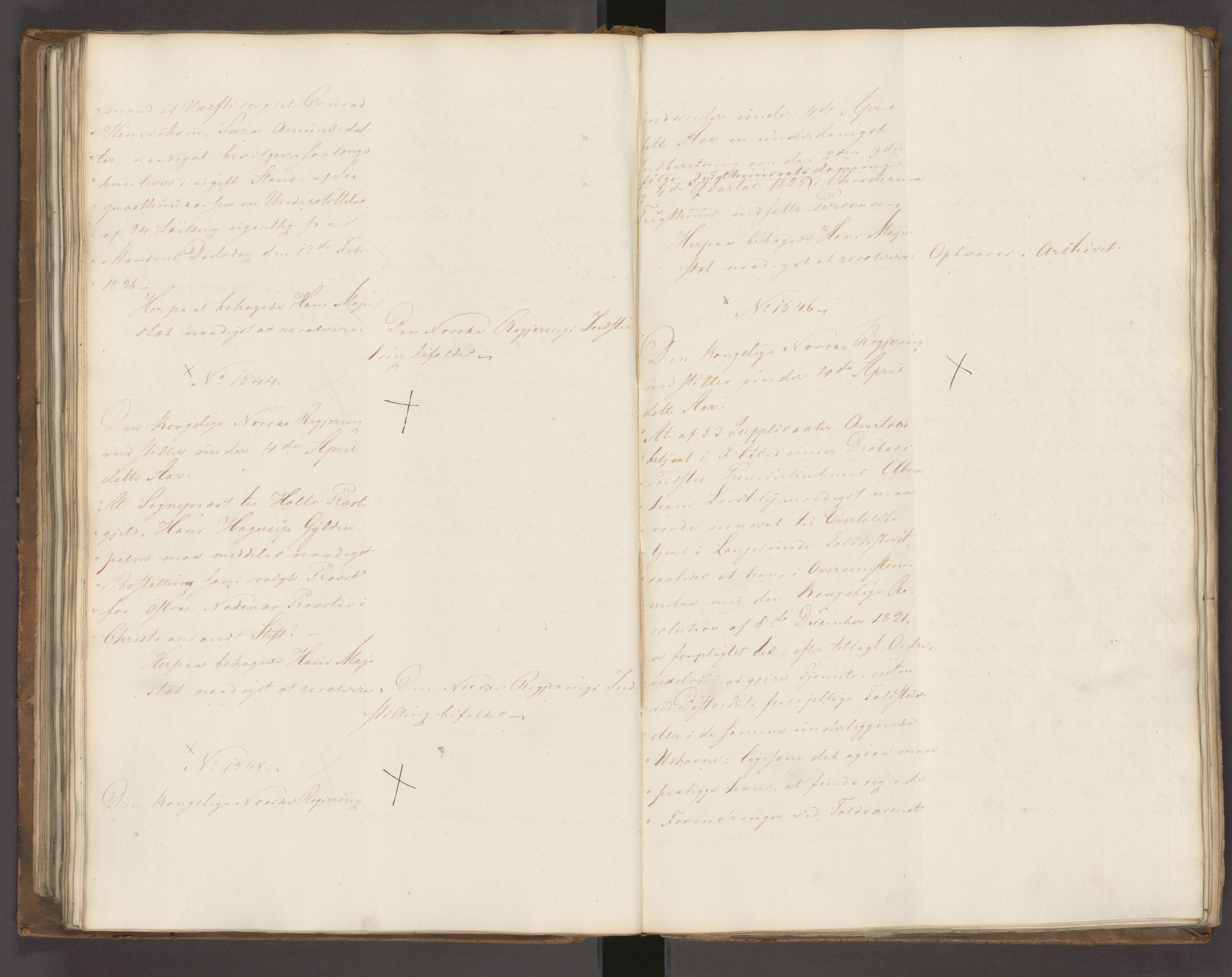 Statsrådssekretariatet, AV/RA-S-1001/A/Ab/L0022: Kgl. res. nr. 1210-1721, 1. halvår, 1826
