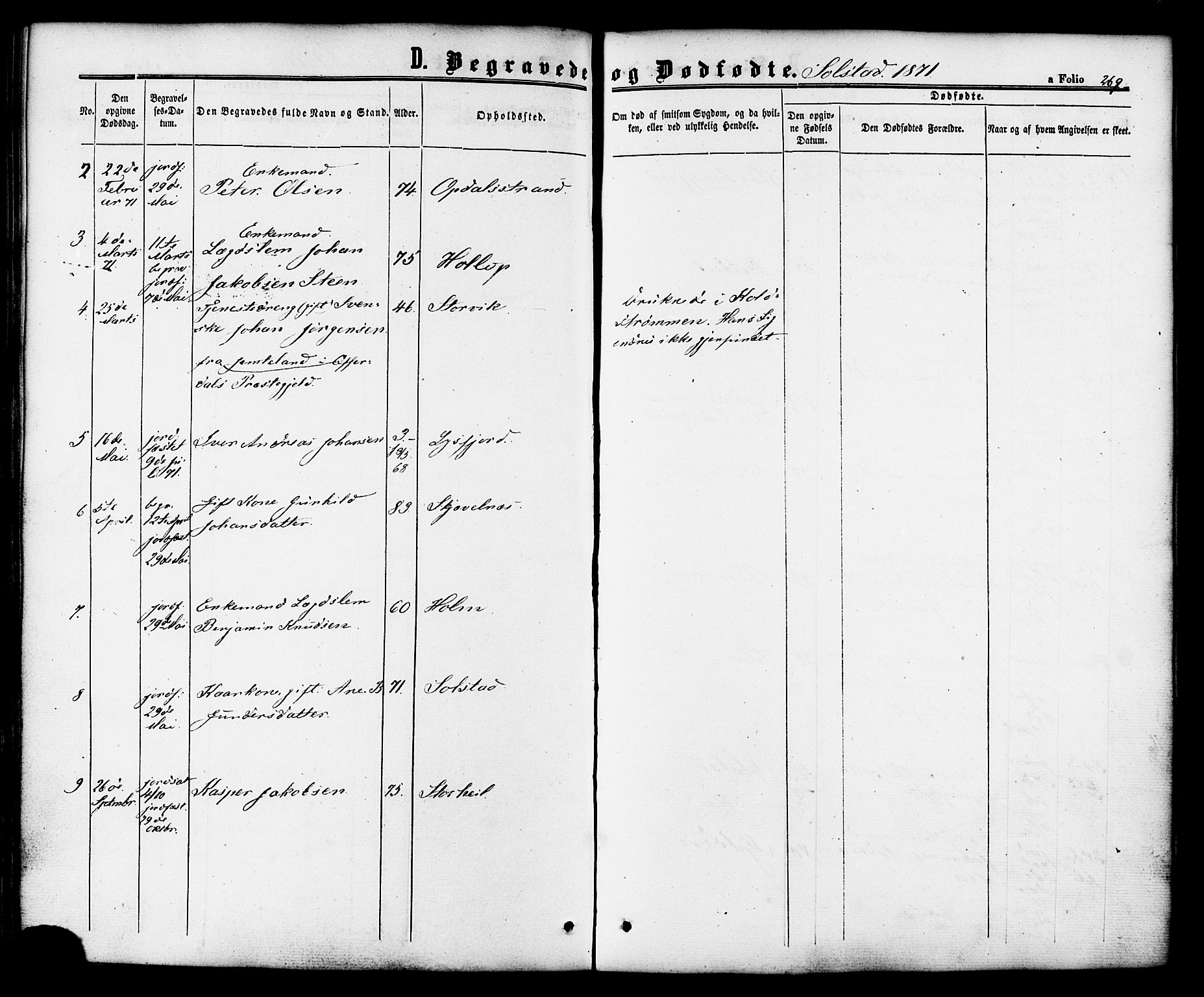 Ministerialprotokoller, klokkerbøker og fødselsregistre - Nordland, AV/SAT-A-1459/810/L0147: Parish register (official) no. 810A08 /2, 1862-1874, p. 269