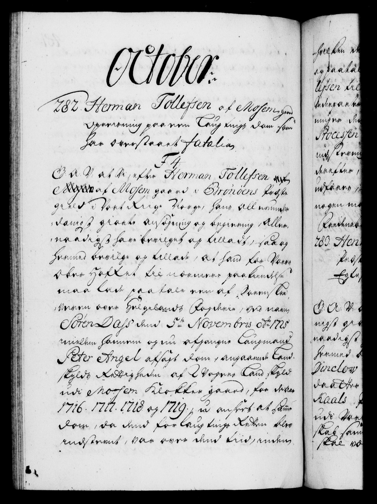 Danske Kanselli 1572-1799, AV/RA-EA-3023/F/Fc/Fca/Fcaa/L0025: Norske registre, 1726-1728, p. 481b