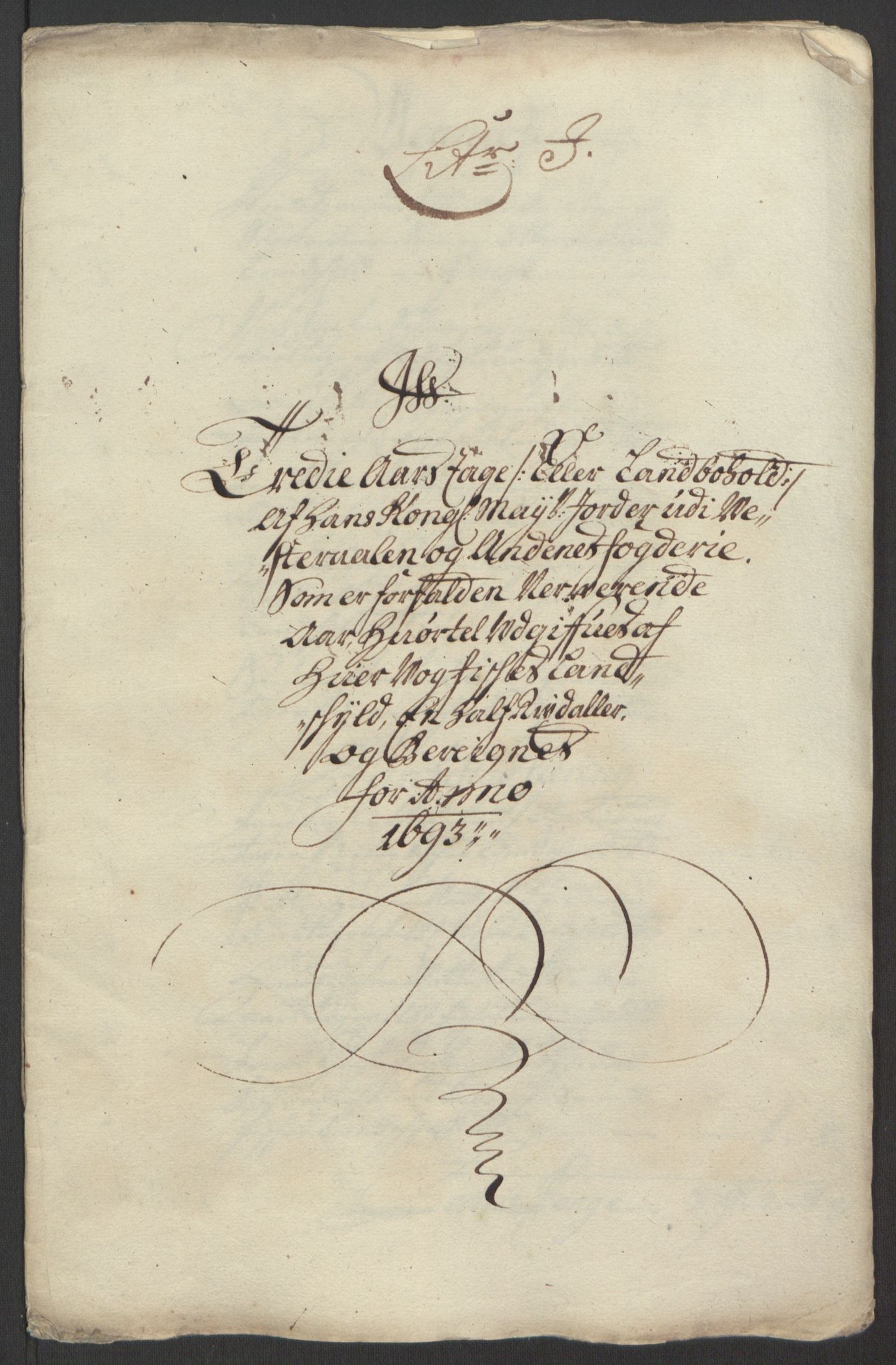 Rentekammeret inntil 1814, Reviderte regnskaper, Fogderegnskap, RA/EA-4092/R67/L4676: Fogderegnskap Vesterålen, Andenes og Lofoten, 1691-1693, p. 325