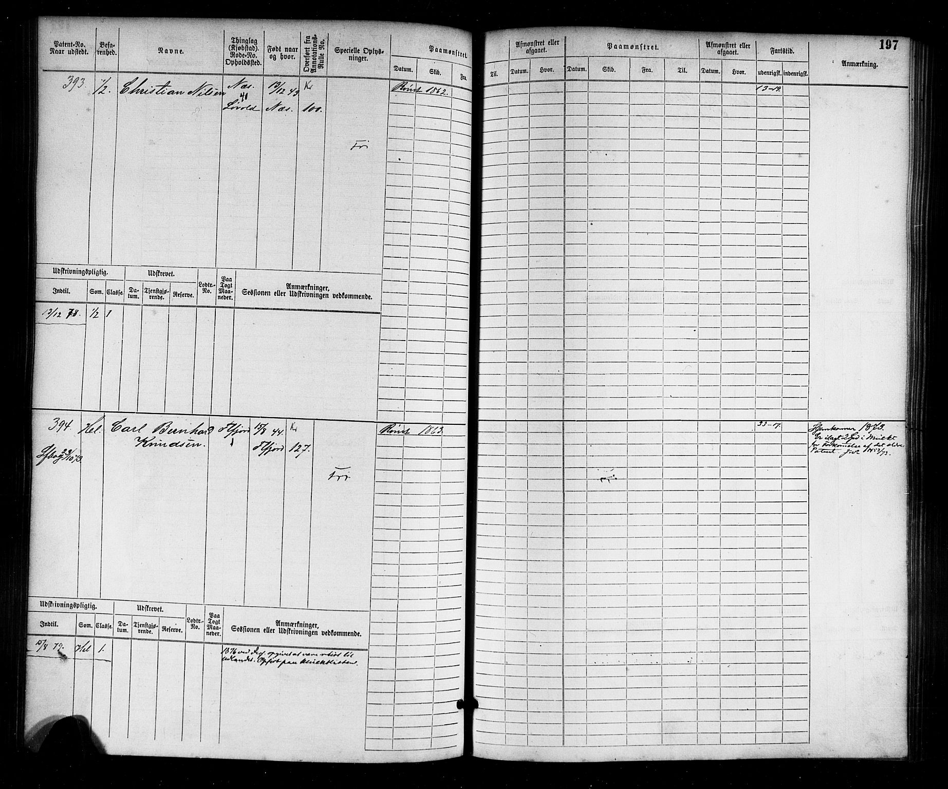 Flekkefjord mønstringskrets, AV/SAK-2031-0018/F/Fb/L0001: Hovedrulle nr 1-764, N-4, 1868-1900, p. 201