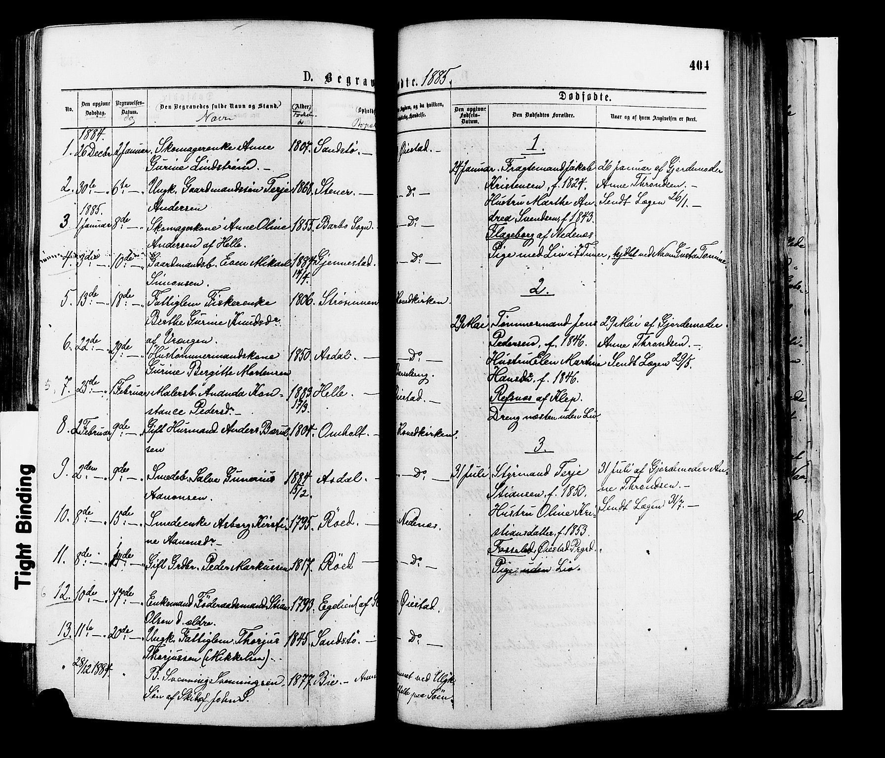 Øyestad sokneprestkontor, AV/SAK-1111-0049/F/Fa/L0016: Parish register (official) no. A 16, 1874-1886, p. 404