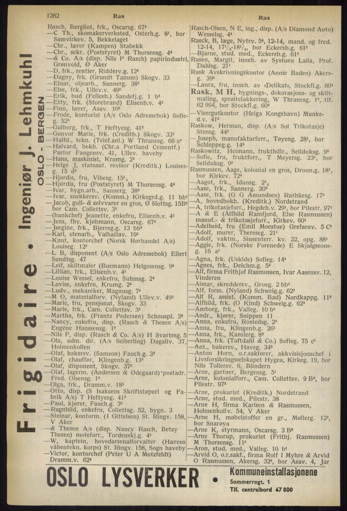 Kristiania/Oslo adressebok, PUBL/-, 1937, p. 1282