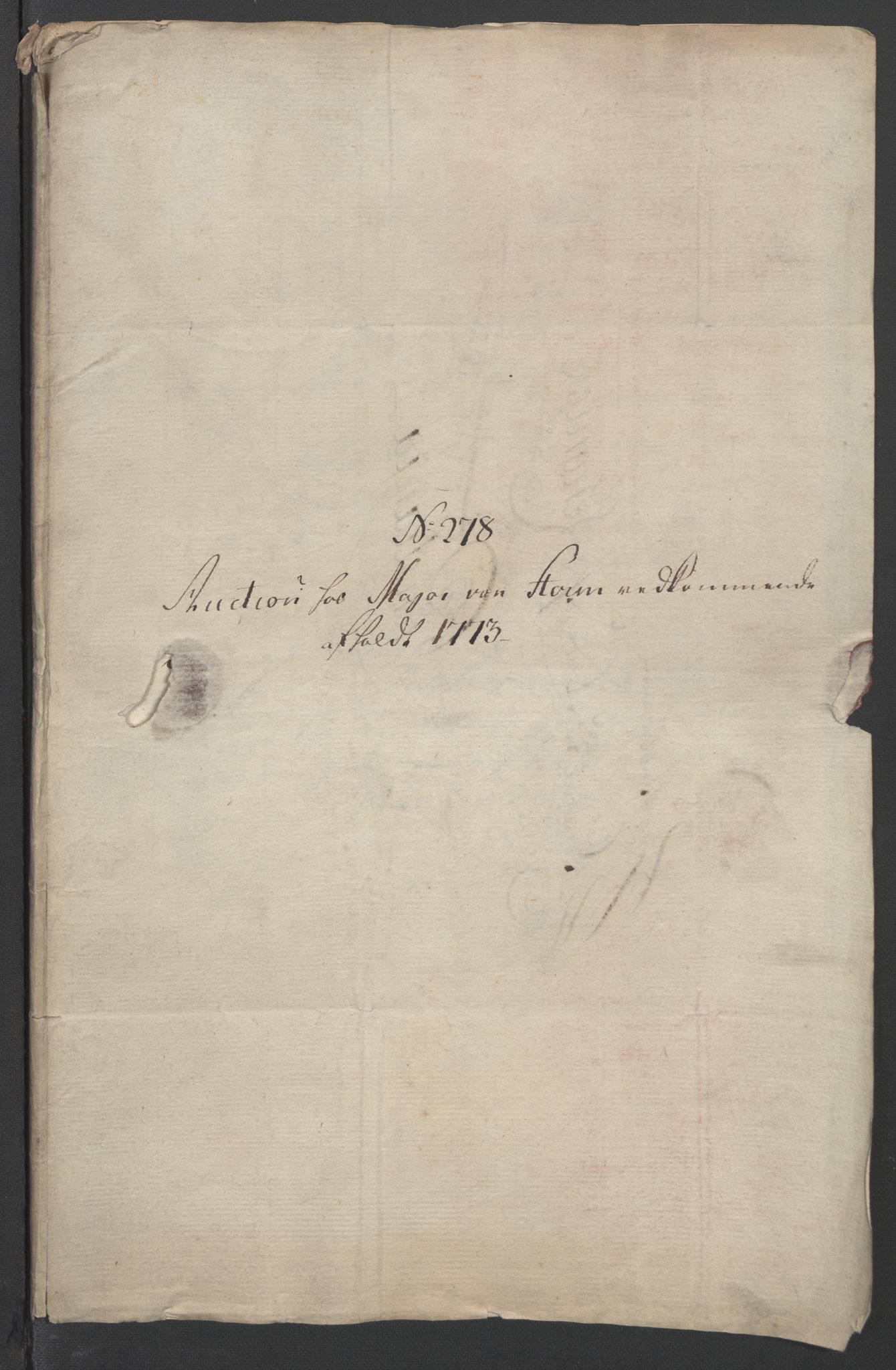 Forsvaret, Generalauditøren, RA/RAFA-1772/F/Fj/Fja/L0034: --, 1753-1817, p. 278