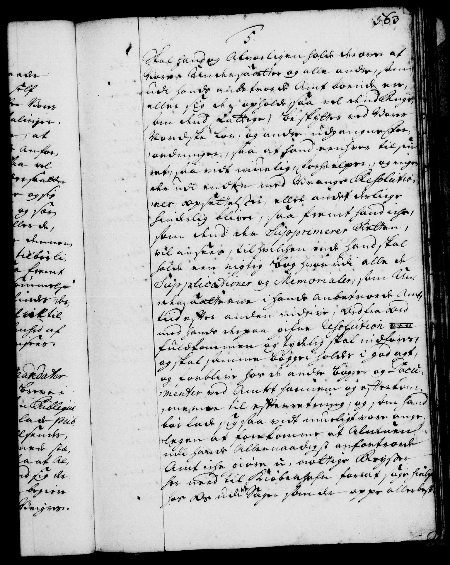 Rentekammeret, Kammerkanselliet, AV/RA-EA-3111/G/Gg/Ggi/L0001: Norsk instruksjonsprotokoll med register (merket RK 53.34), 1720-1729, p. 563