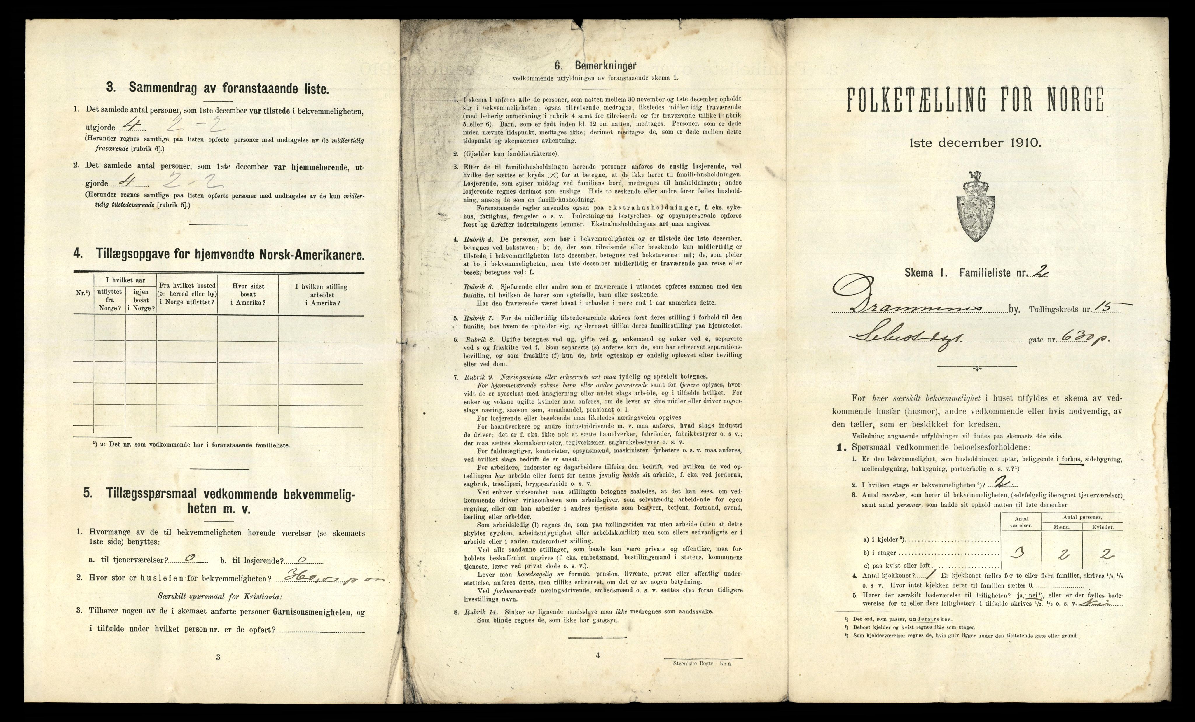 RA, 1910 census for Drammen, 1910, p. 10362