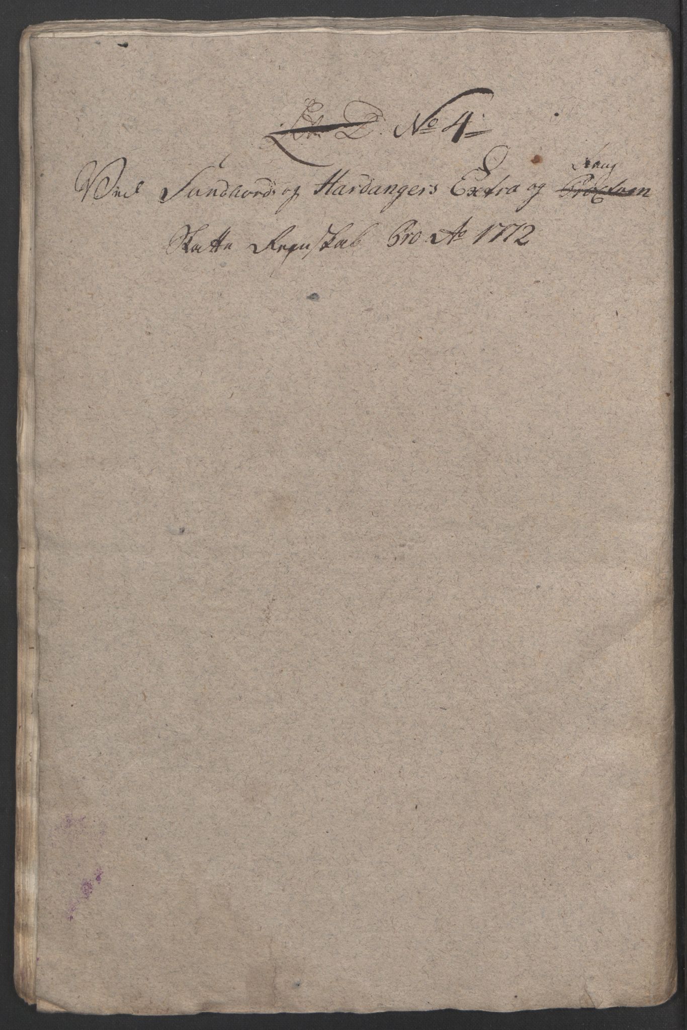 Rentekammeret inntil 1814, Reviderte regnskaper, Fogderegnskap, RA/EA-4092/R48/L3136: Ekstraskatten Sunnhordland og Hardanger, 1762-1772, p. 342