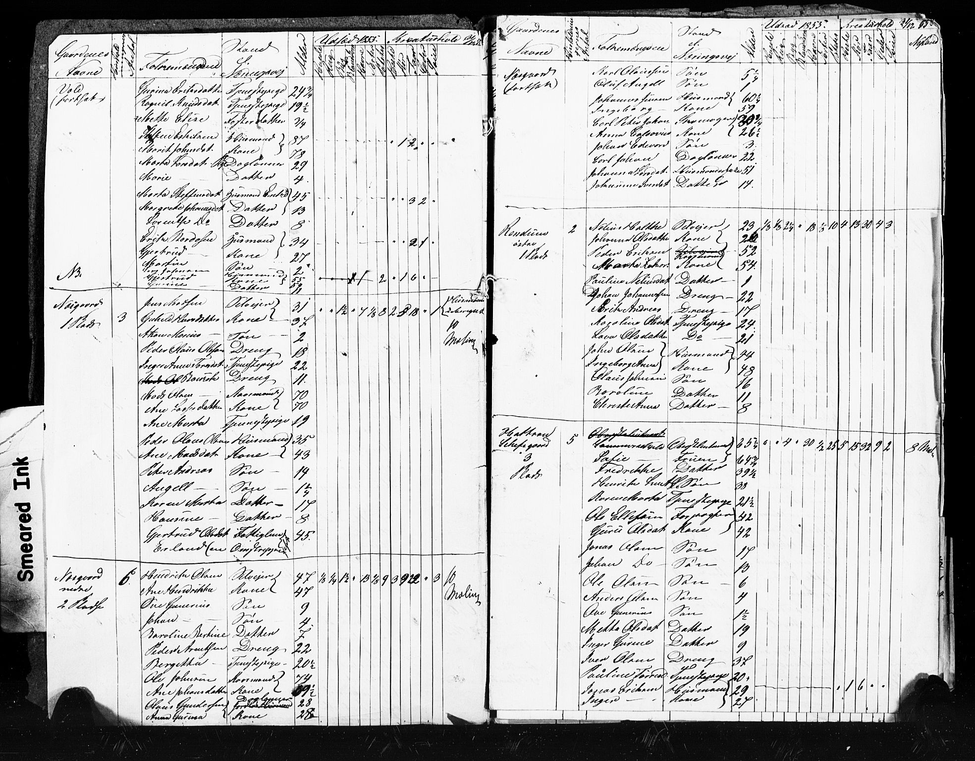 , Census 1855 for Skogn, 1855, p. 25