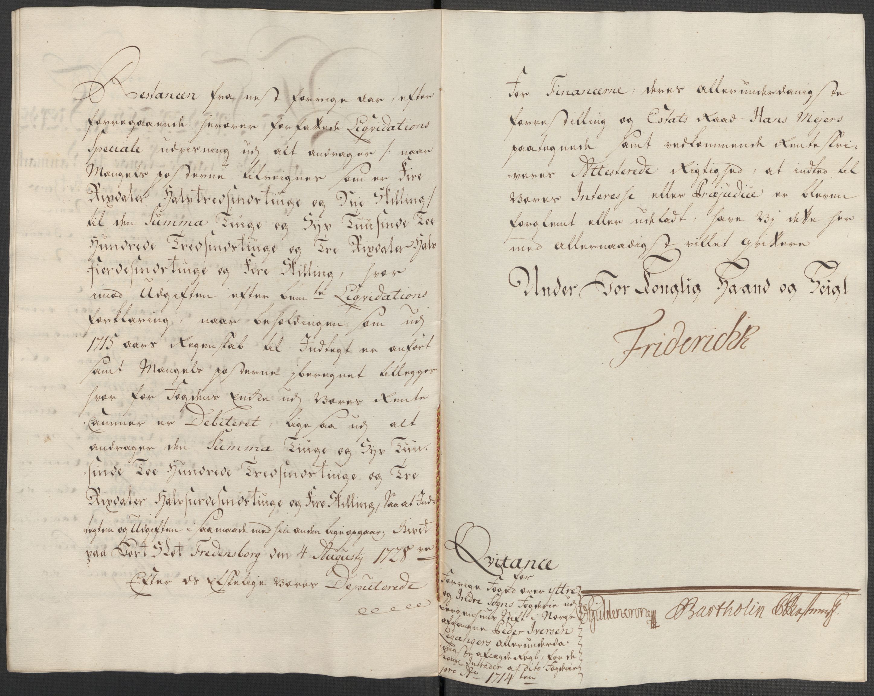 Rentekammeret inntil 1814, Reviderte regnskaper, Fogderegnskap, AV/RA-EA-4092/R52/L3319: Fogderegnskap Sogn, 1713-1714, p. 590