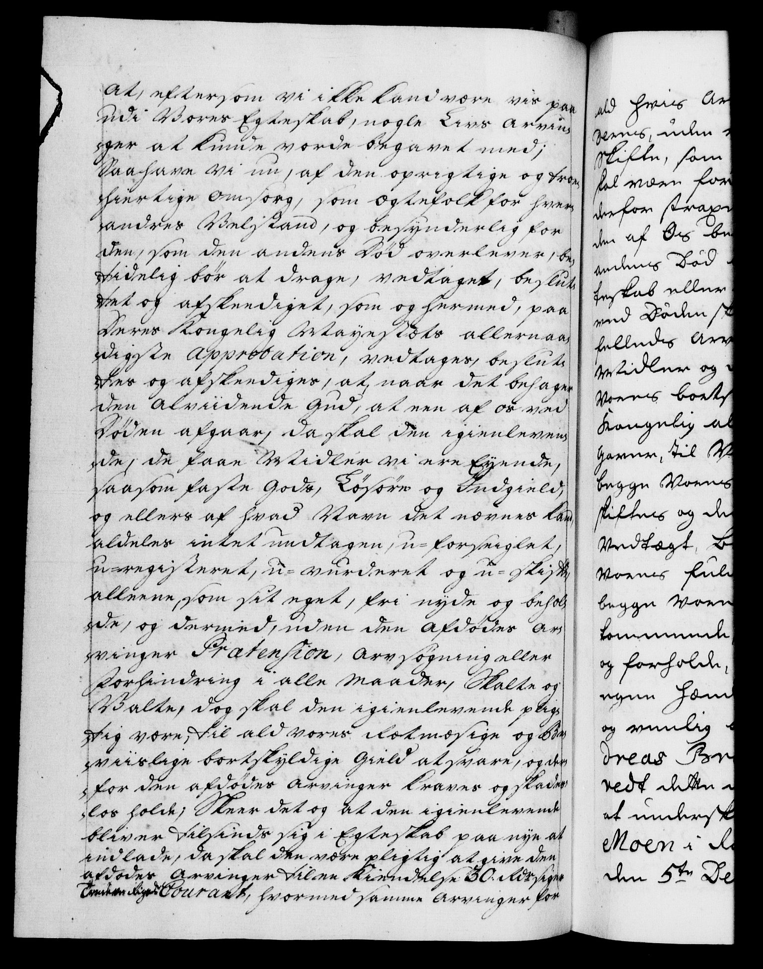 Danske Kanselli 1572-1799, AV/RA-EA-3023/F/Fc/Fca/Fcaa/L0033: Norske registre, 1743-1744, p. 68b