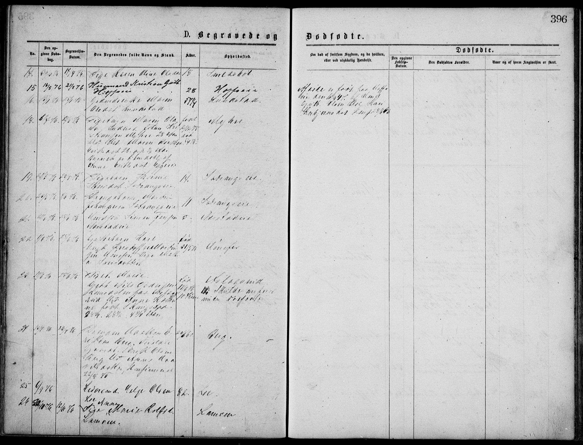 Norderhov kirkebøker, AV/SAKO-A-237/G/Gb/L0001: Parish register (copy) no. II 1, 1876-1899, p. 396