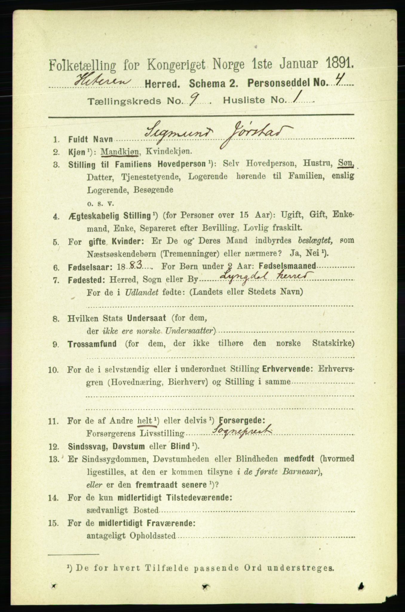 RA, 1891 census for 1617 Hitra, 1891, p. 1752