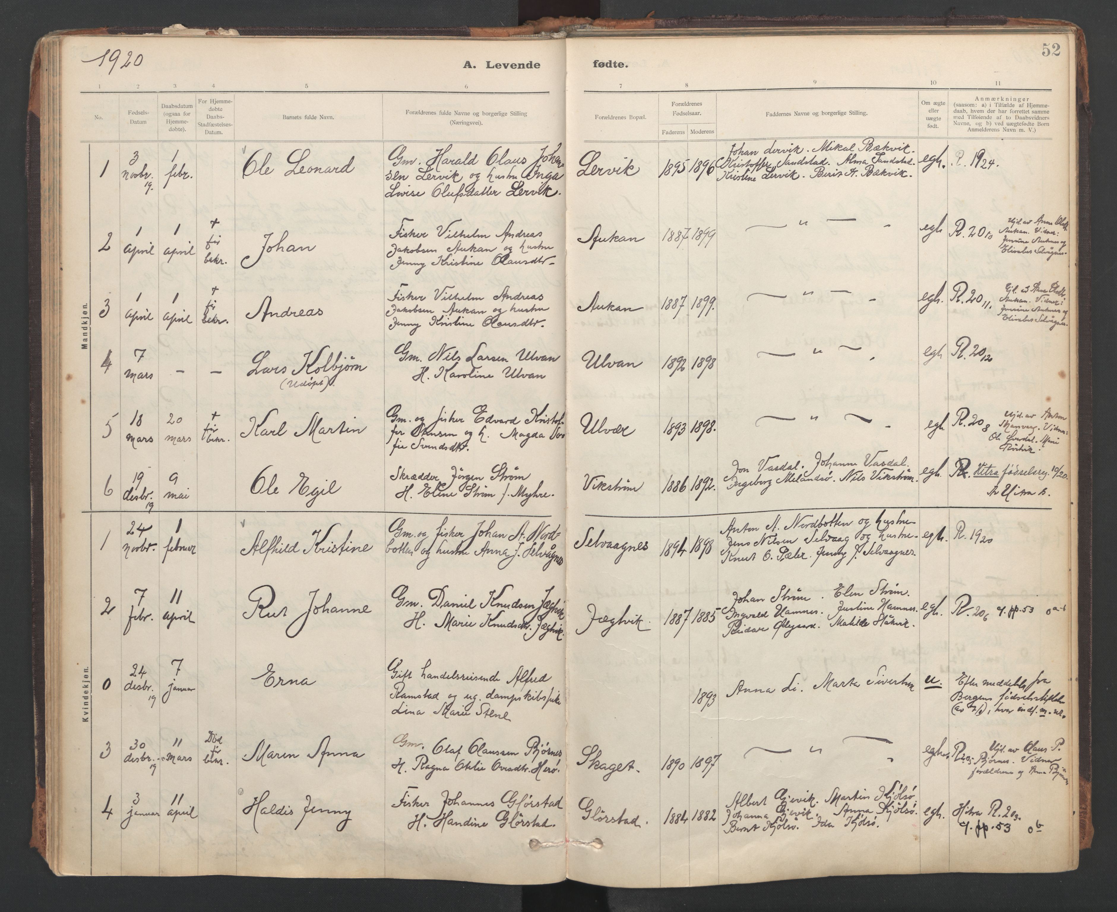 Ministerialprotokoller, klokkerbøker og fødselsregistre - Sør-Trøndelag, SAT/A-1456/637/L0559: Parish register (official) no. 637A02, 1899-1923, p. 52