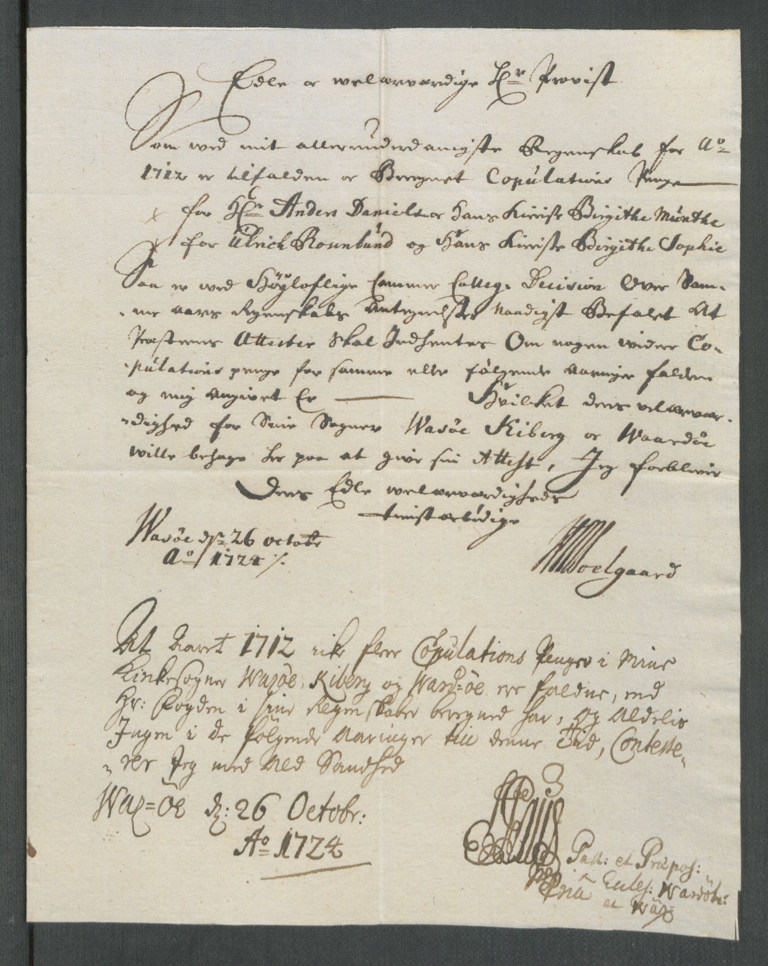 Rentekammeret inntil 1814, Reviderte regnskaper, Fogderegnskap, AV/RA-EA-4092/R69/L4857: Fogderegnskap Finnmark/Vardøhus, 1716-1718, p. 417