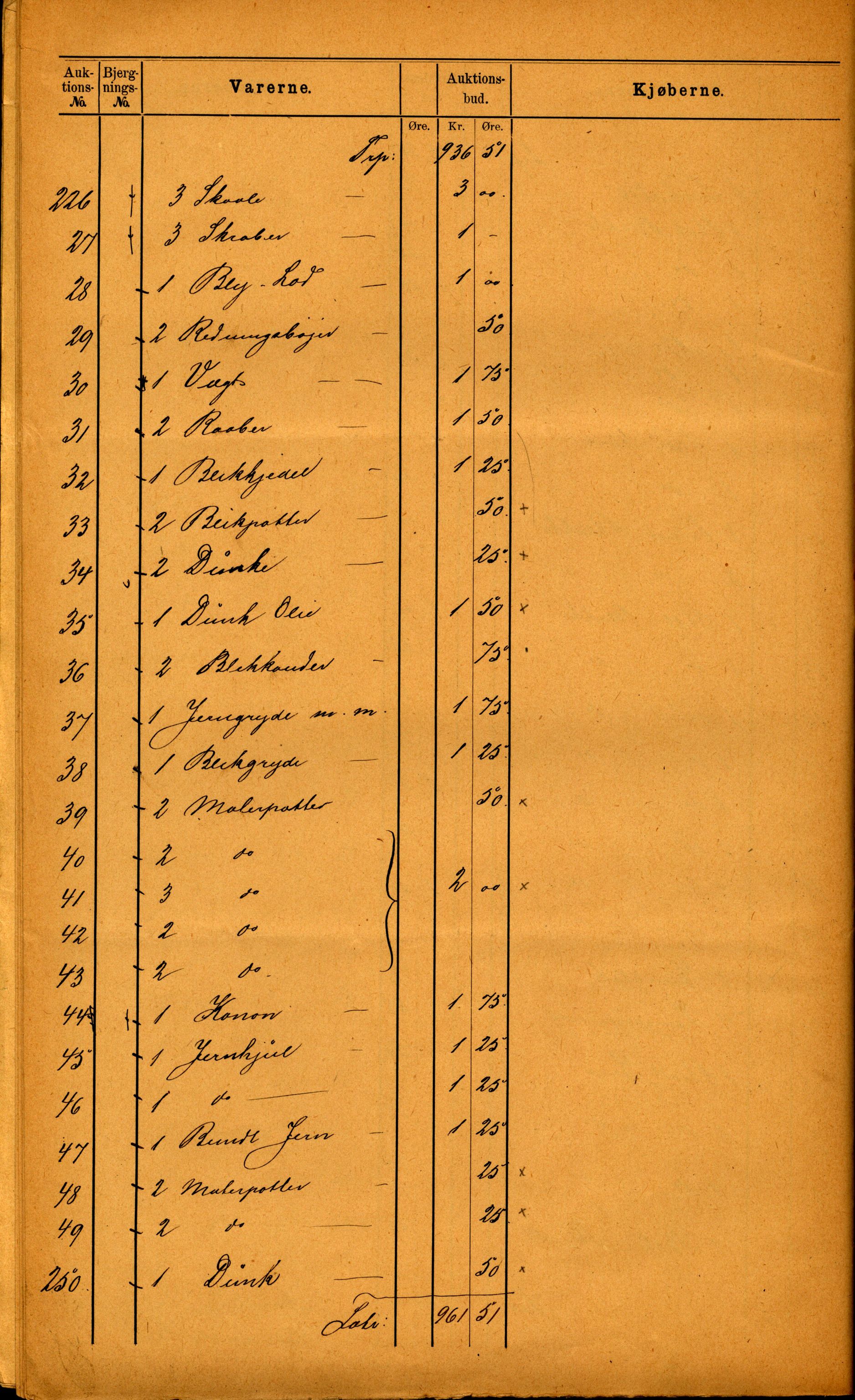 Pa 63 - Østlandske skibsassuranceforening, VEMU/A-1079/G/Ga/L0020/0001: Havaridokumenter / Tellus, Telanak, Wilhelmine, 1887, p. 160