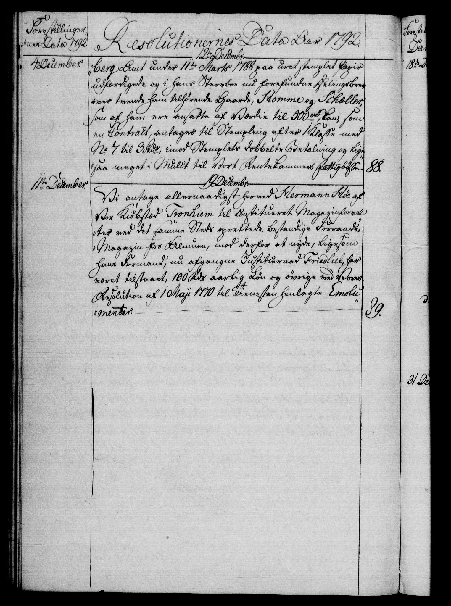 Rentekammeret, Kammerkanselliet, RA/EA-3111/G/Gf/Gfb/L0013: Register til norske relasjons- og resolusjonsprotokoller (merket RK 52.108), 1786-1793, p. 1128b