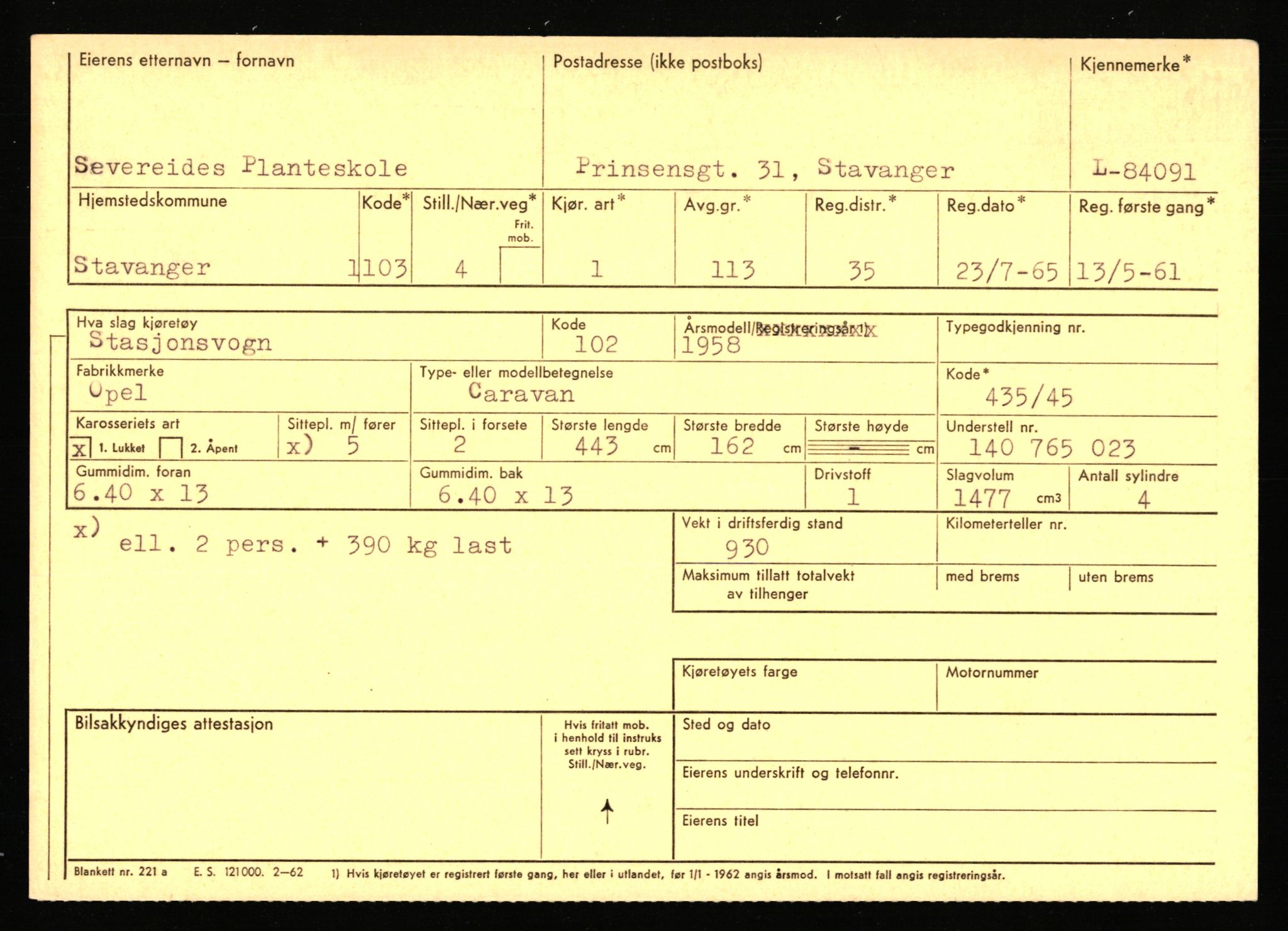 Stavanger trafikkstasjon, AV/SAST-A-101942/0/F/L0072: L-82200 - L-84099, 1930-1971, p. 2169