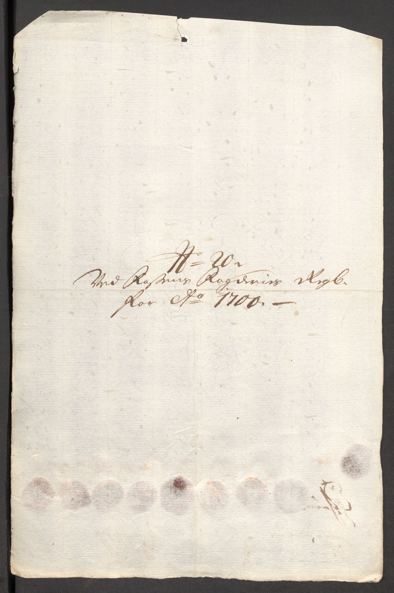 Rentekammeret inntil 1814, Reviderte regnskaper, Fogderegnskap, AV/RA-EA-4092/R57/L3854: Fogderegnskap Fosen, 1700-1701, p. 162