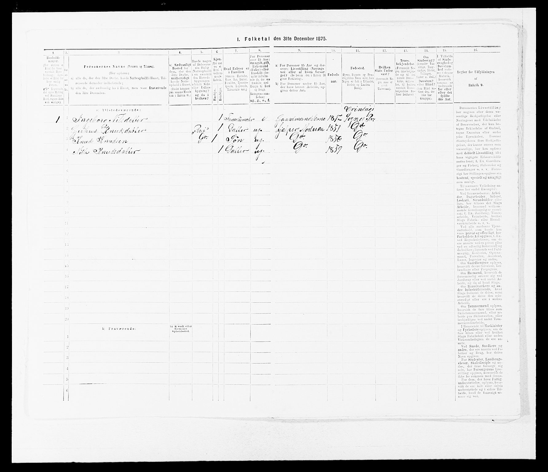 SAB, 1875 census for 1411P Eivindvik, 1875, p. 547