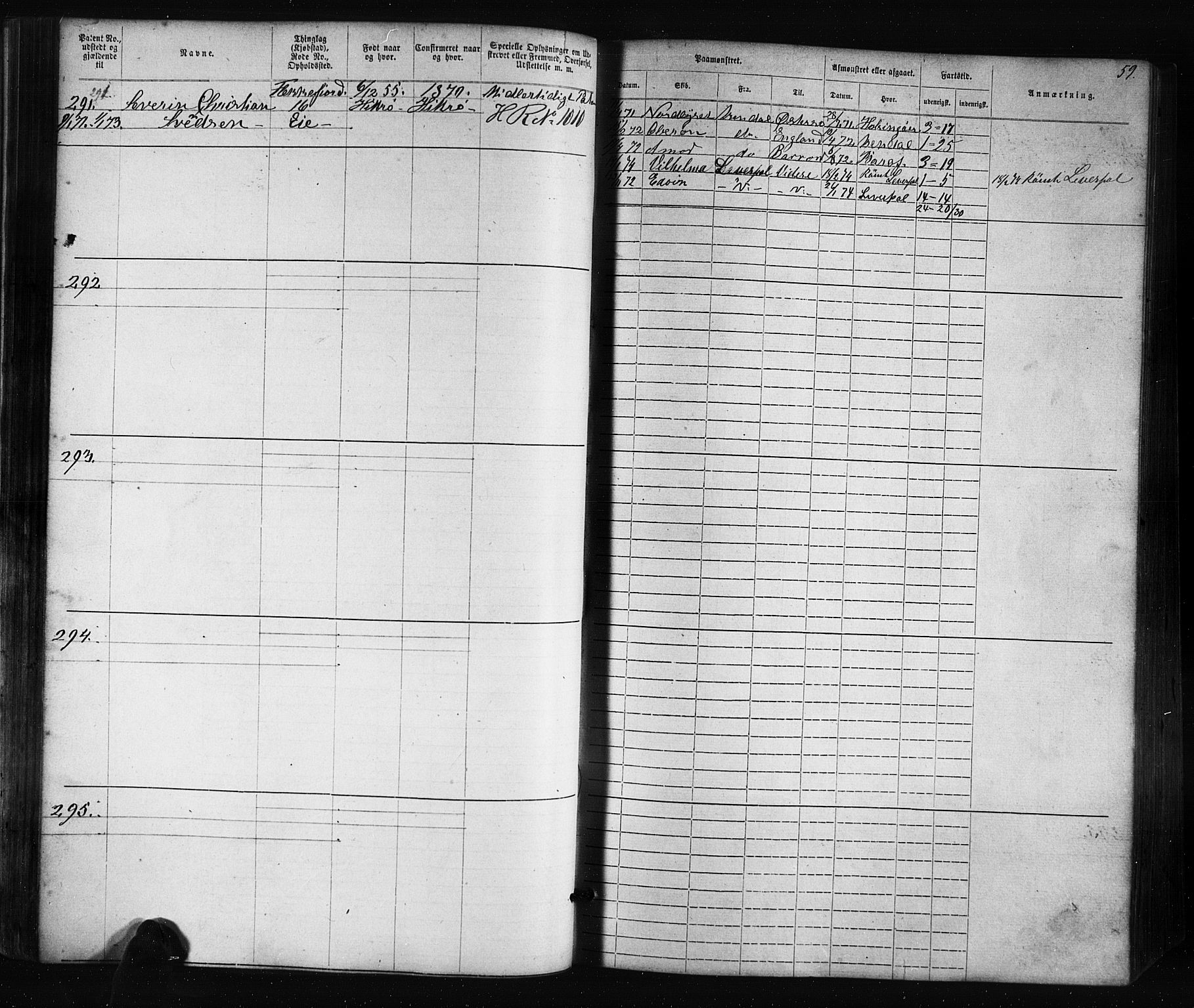 Flekkefjord mønstringskrets, AV/SAK-2031-0018/F/Fa/L0005: Annotasjonsrulle nr 1-1915 med register, Æ-2, 1868-1896, p. 79