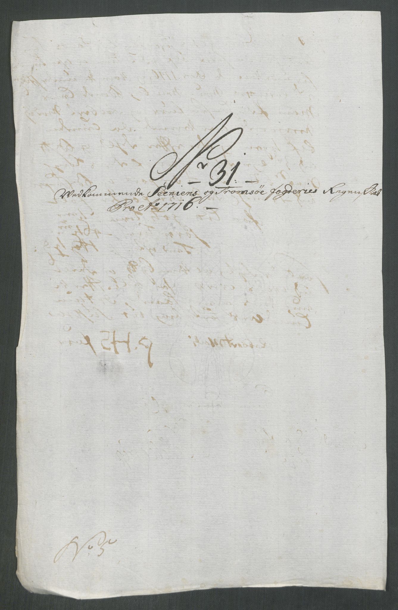 Rentekammeret inntil 1814, Reviderte regnskaper, Fogderegnskap, AV/RA-EA-4092/R68/L4762: Fogderegnskap Senja og Troms, 1716, p. 227