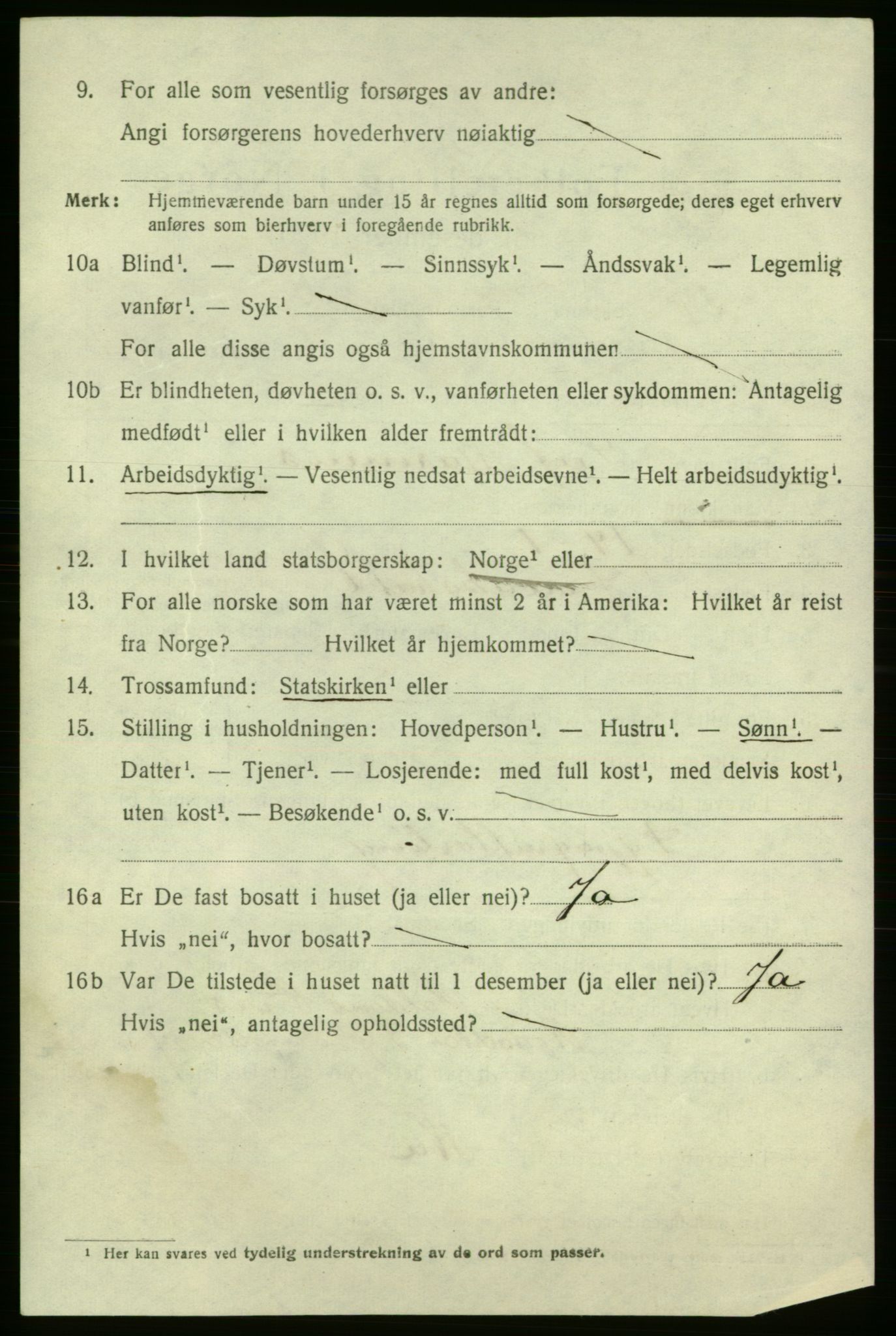 SAO, 1920 census for Fredrikshald, 1920, p. 16077