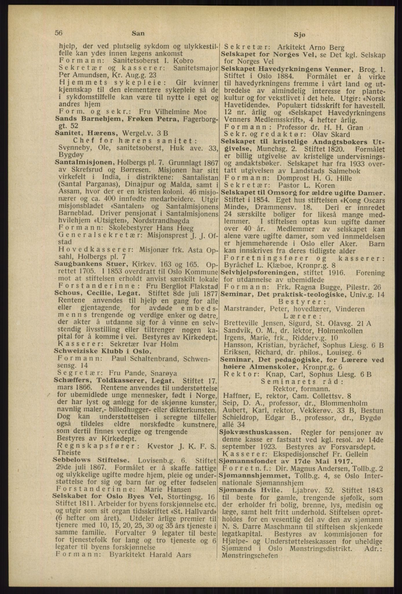 Kristiania/Oslo adressebok, PUBL/-, 1934, p. 56