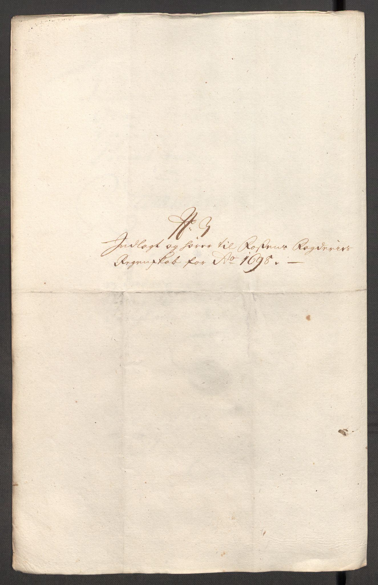 Rentekammeret inntil 1814, Reviderte regnskaper, Fogderegnskap, RA/EA-4092/R57/L3853: Fogderegnskap Fosen, 1698-1699, p. 40