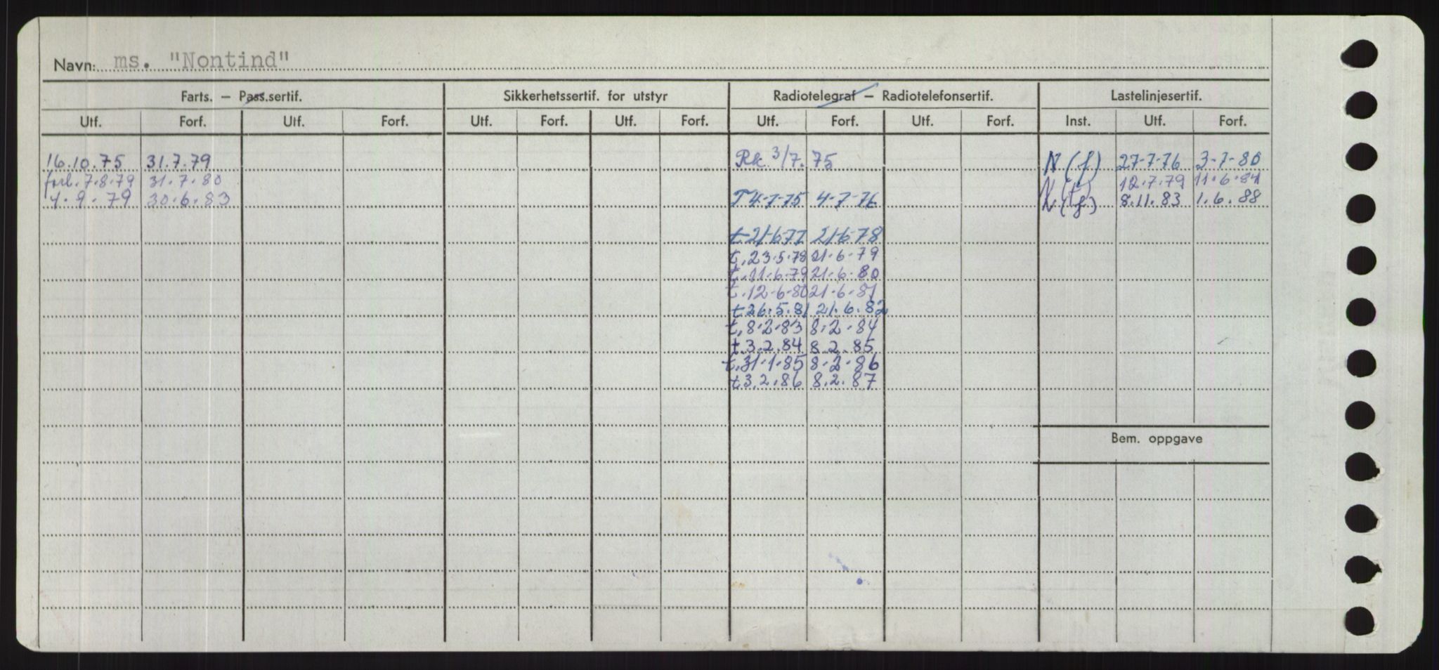 Sjøfartsdirektoratet med forløpere, Skipsmålingen, AV/RA-S-1627/H/Hd/L0026: Fartøy, N-Norhol, p. 266