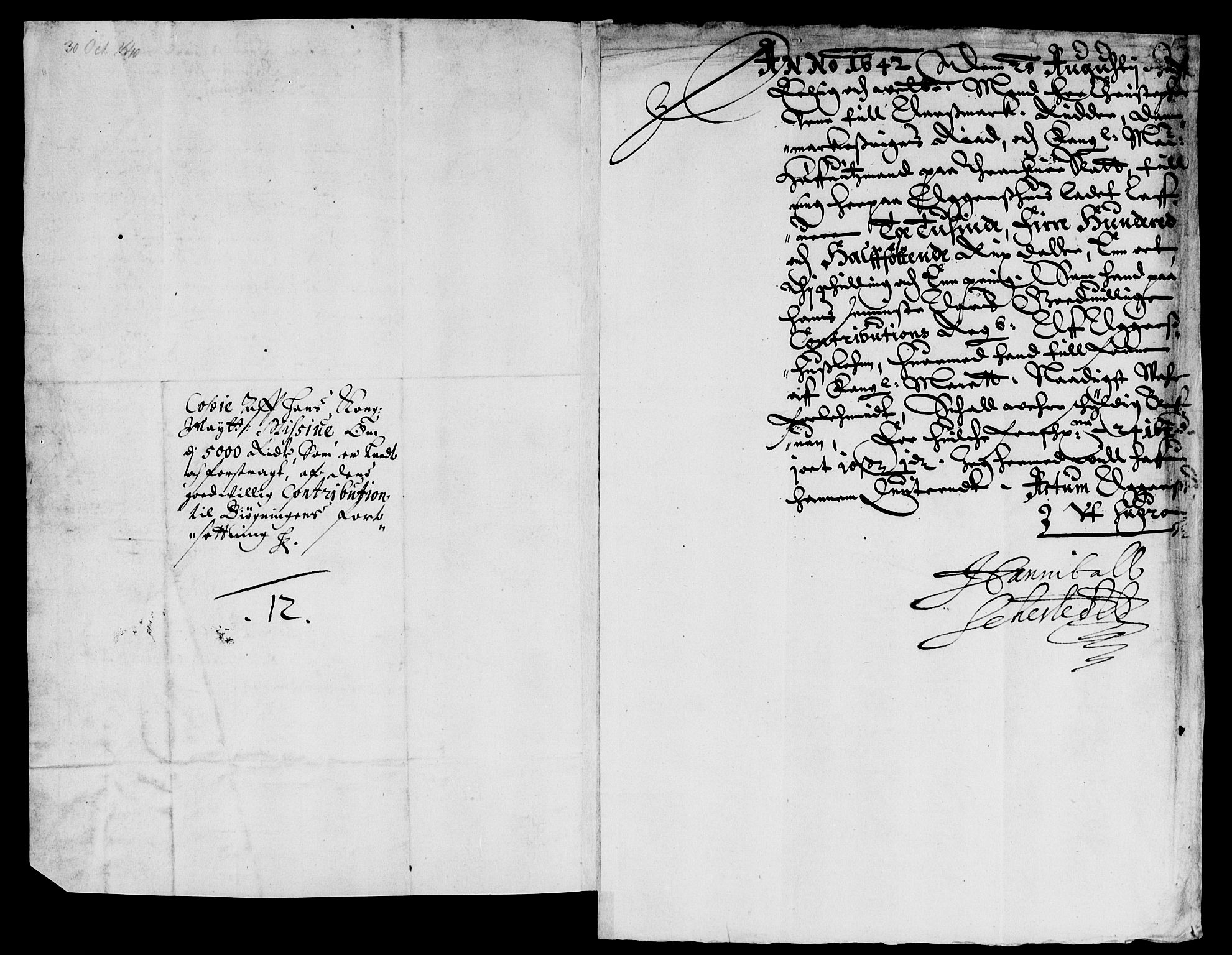 Rentekammeret inntil 1814, Reviderte regnskaper, Lensregnskaper, RA/EA-5023/R/Rb/Rba/L0150: Akershus len, 1639-1641