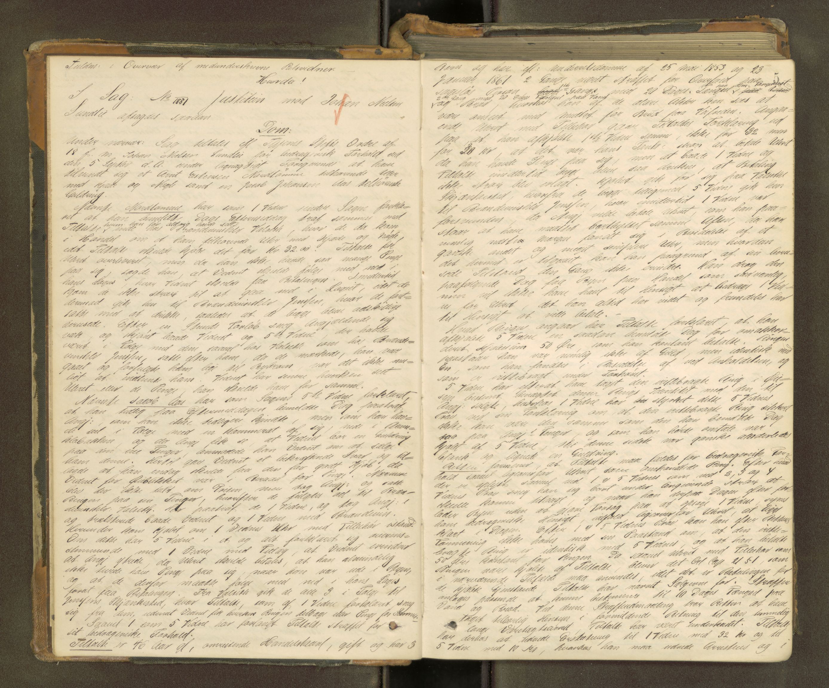 Trondheim byfogd, AV/SAT-A-0003/1/1/1B/L0023: Ekstrarettsprotokoll - 21/10-31/3., 1881-1886, p. 4b-5a