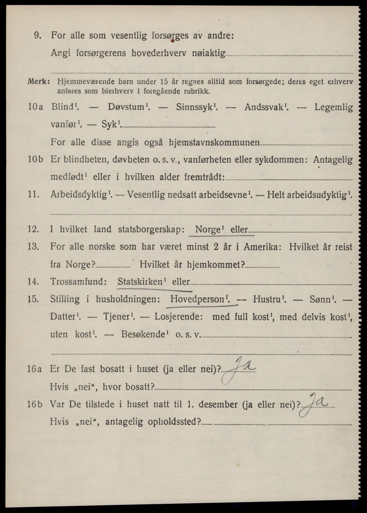 SAT, 1920 census for Norddal, 1920, p. 1970