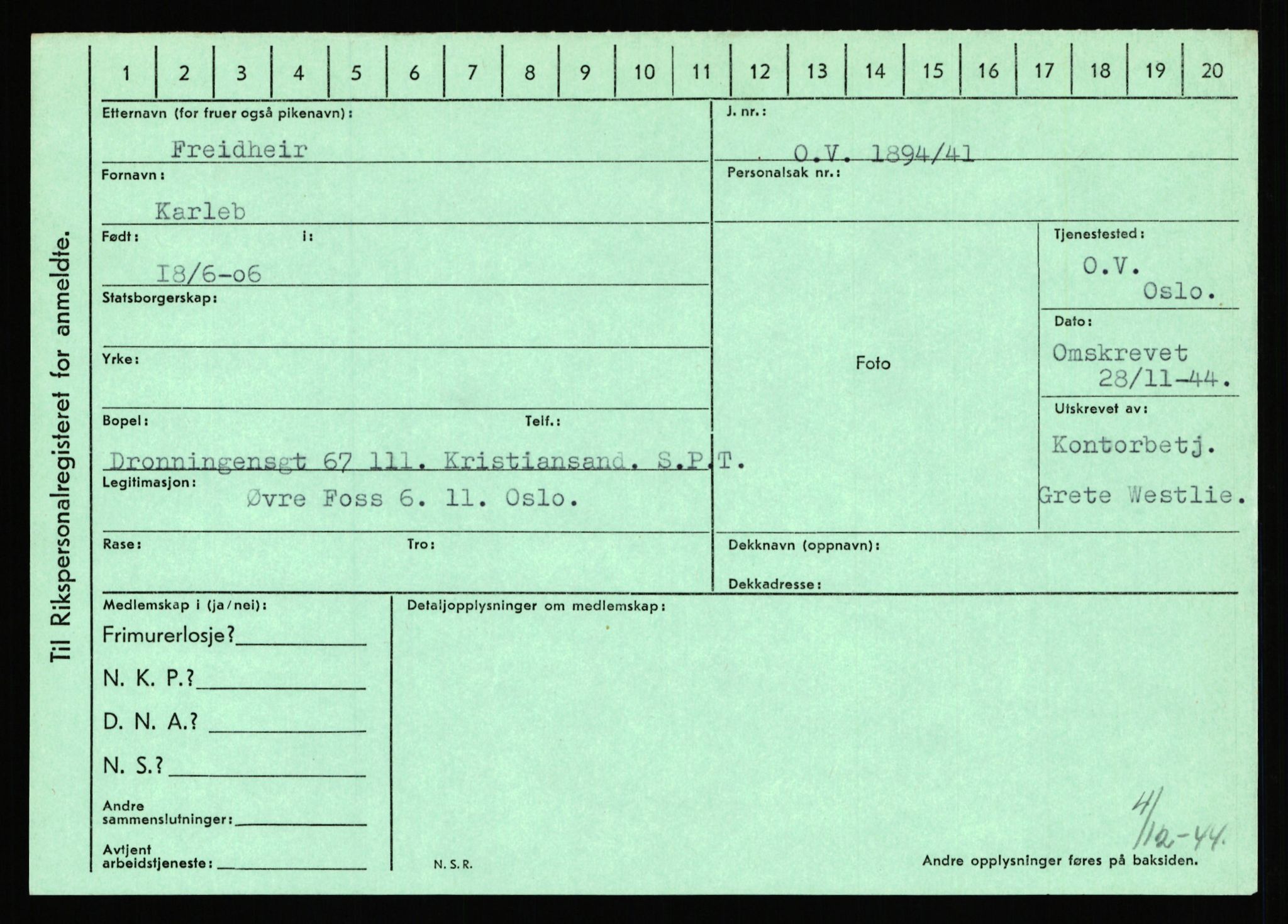 Statspolitiet - Hovedkontoret / Osloavdelingen, AV/RA-S-1329/C/Ca/L0004: Eid - funn av gjenstander	, 1943-1945, p. 4616