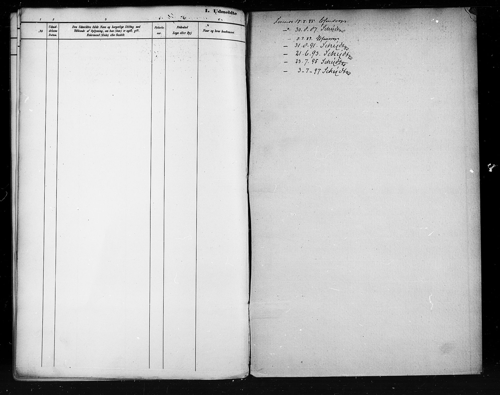 Høland prestekontor Kirkebøker, SAO/A-10346a/F/Fc/L0002: Parish register (official) no. III 2, 1882-1897