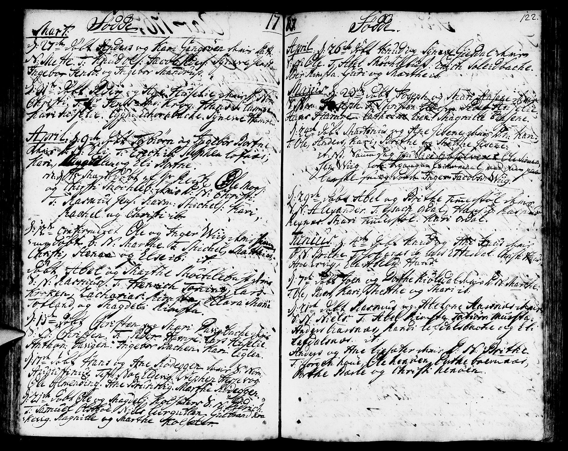 Davik sokneprestembete, SAB/A-79701/H/Haa/Haaa/L0002: Parish register (official) no. A 2, 1742-1816, p. 122
