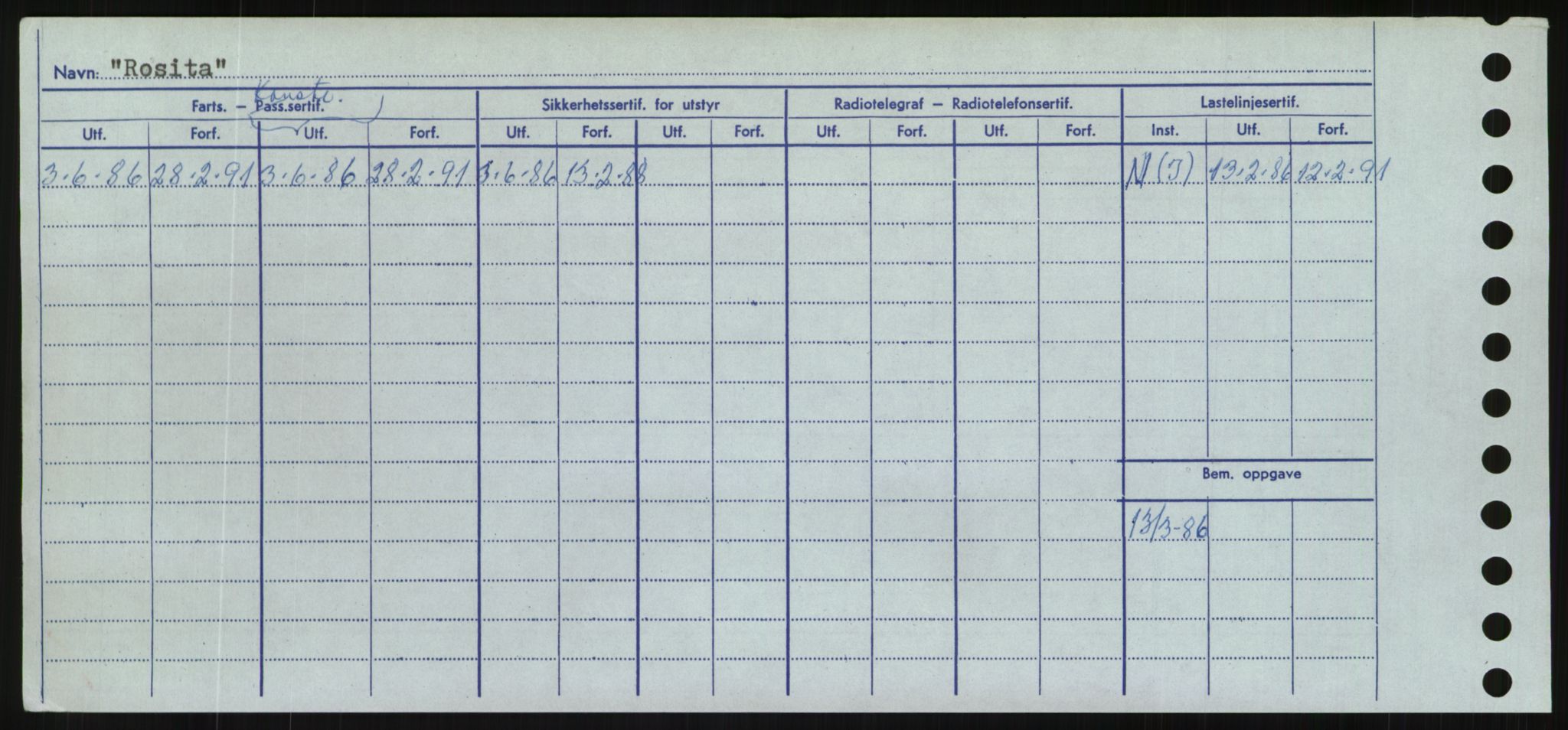 Sjøfartsdirektoratet med forløpere, Skipsmålingen, AV/RA-S-1627/H/Hd/L0031: Fartøy, Rju-Sam, p. 174