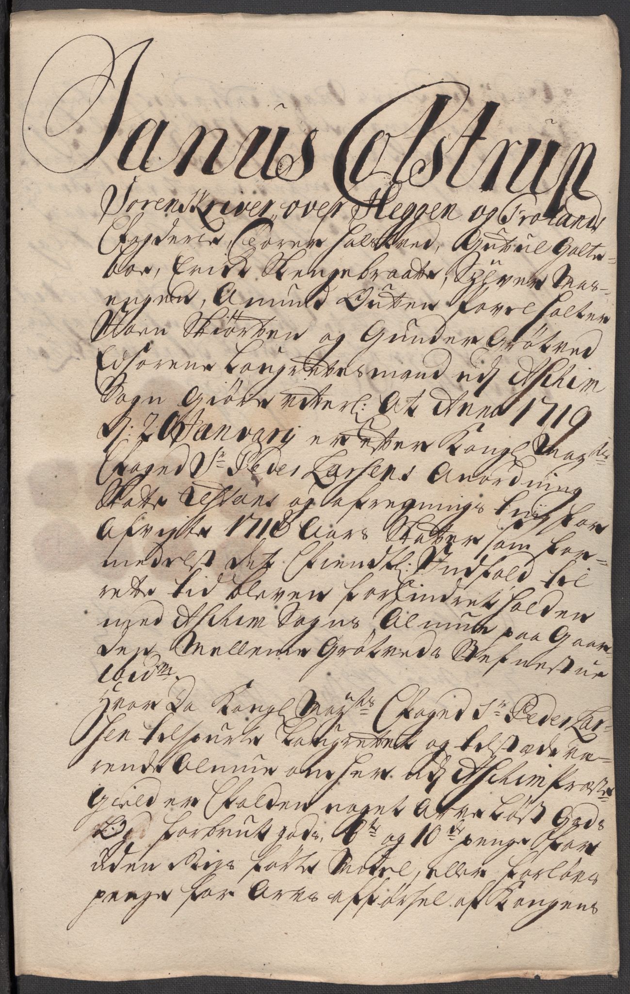 Rentekammeret inntil 1814, Reviderte regnskaper, Fogderegnskap, AV/RA-EA-4092/R07/L0315: Fogderegnskap Rakkestad, Heggen og Frøland, 1718, p. 249