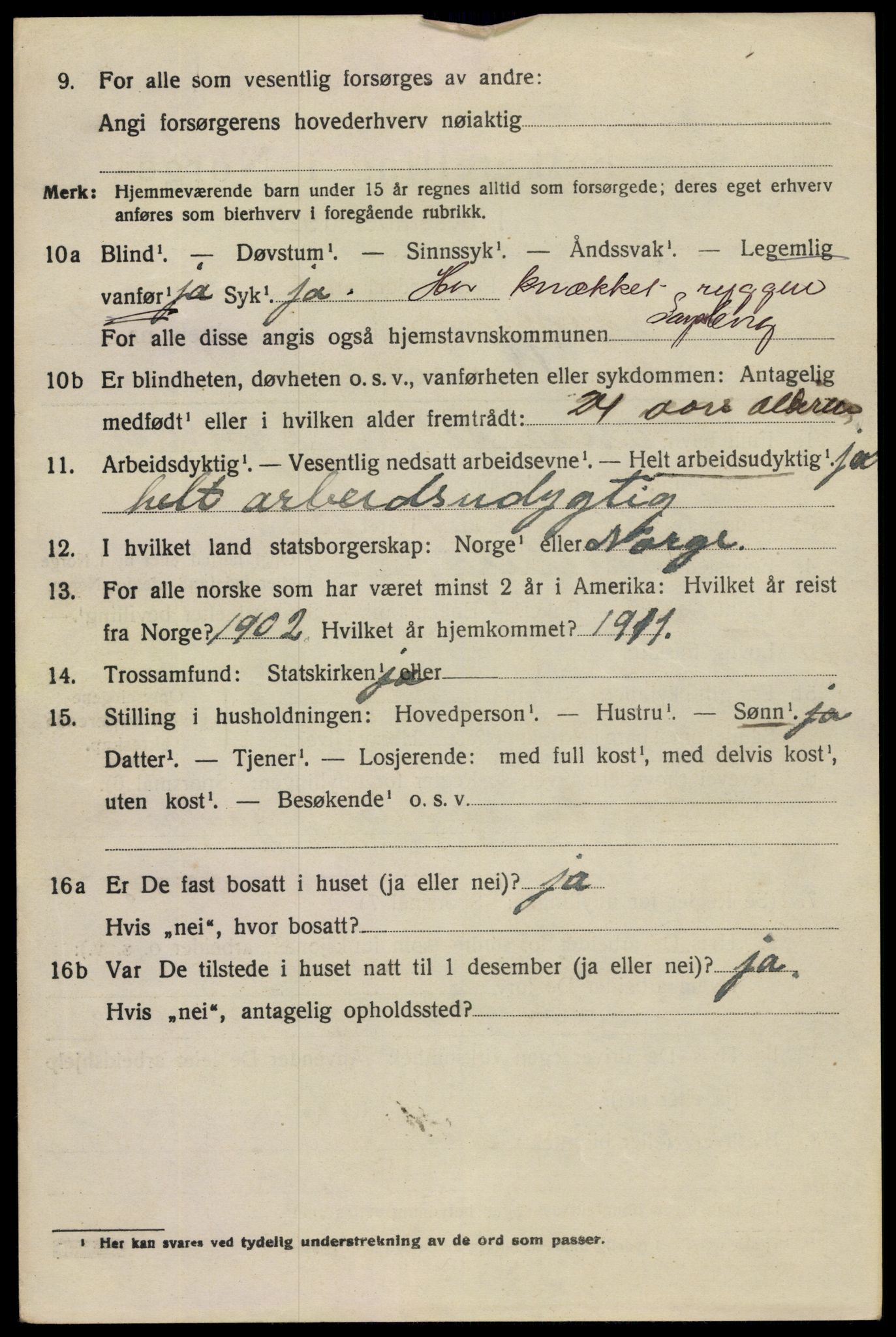 SAO, 1920 census for Sarpsborg, 1920, p. 10677