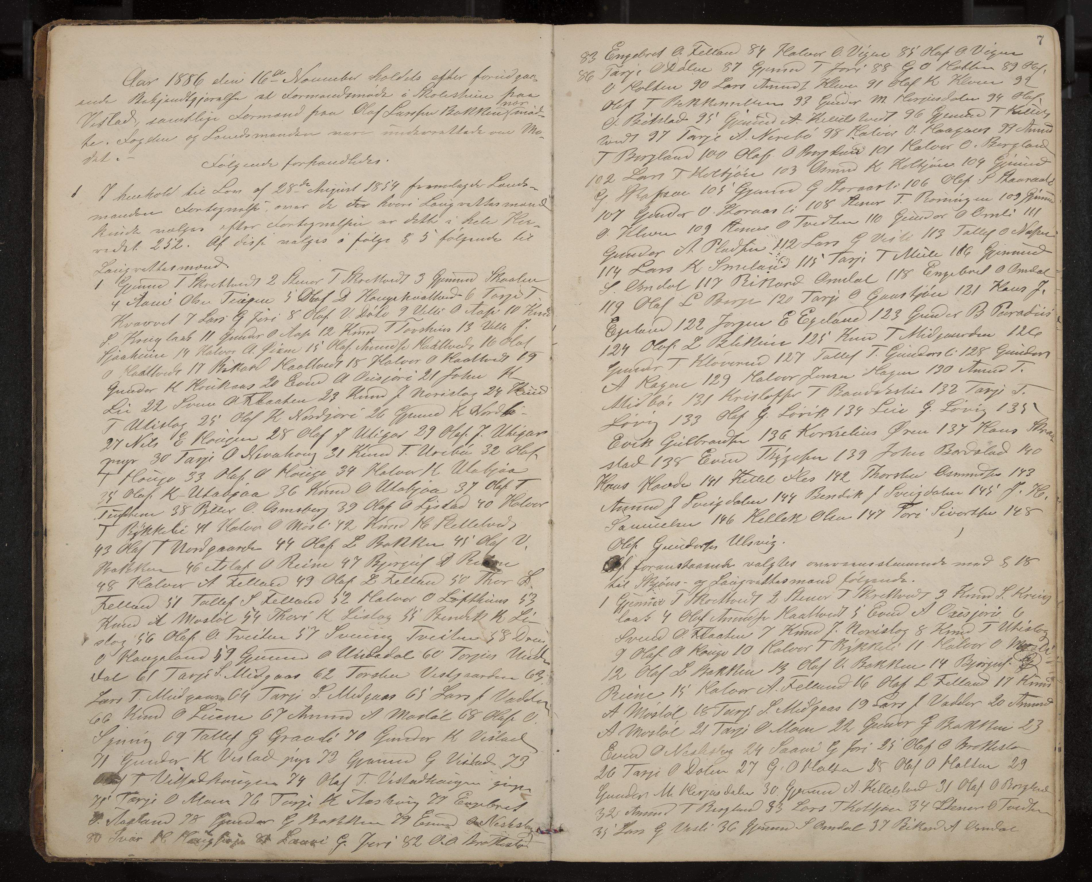 Mo formannskap og sentraladministrasjon, IKAK/0832021/A/L0003: Møtebok, 1886-1903, p. 7