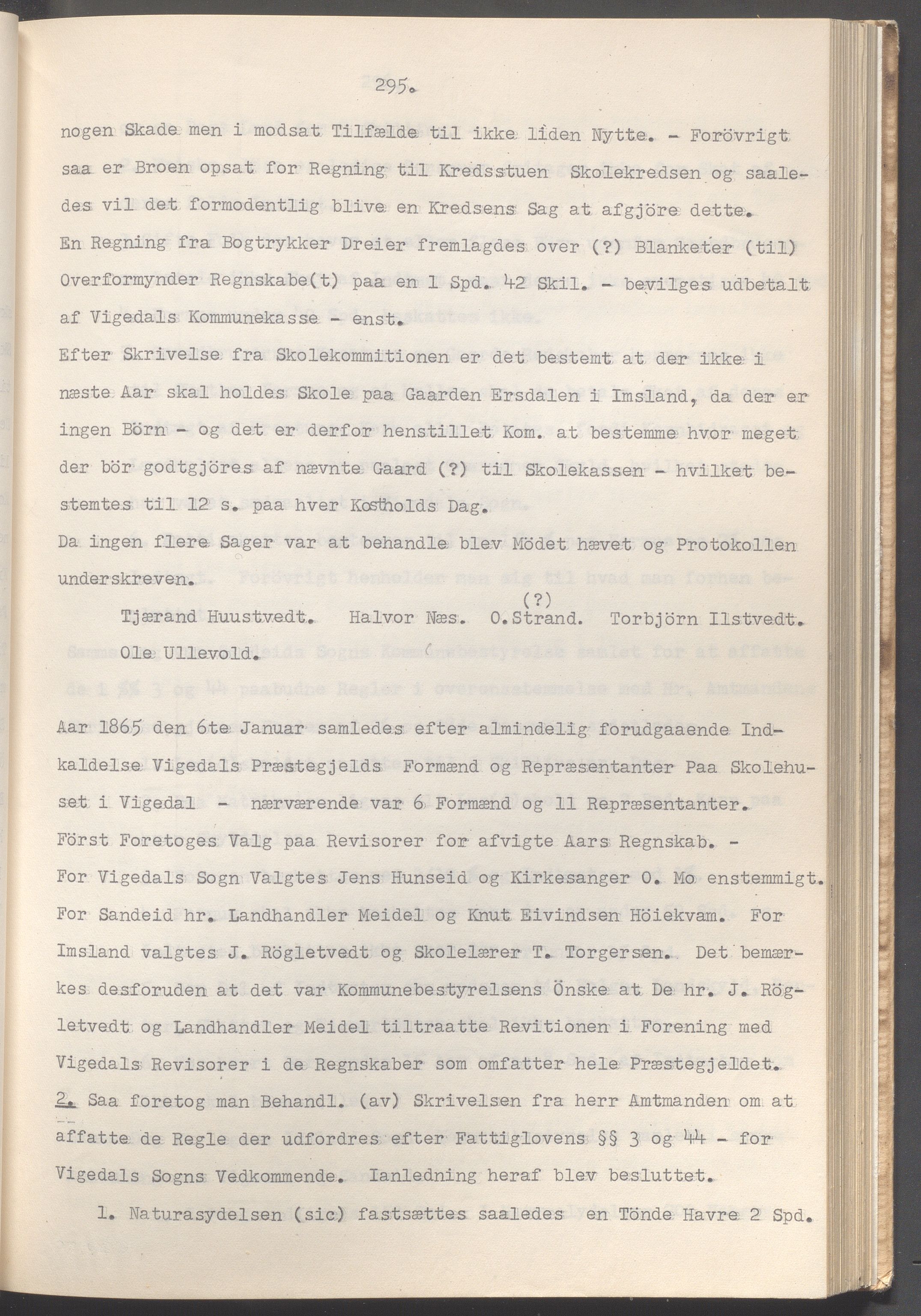 Vikedal kommune - Formannskapet, IKAR/K-100598/A/Ac/L0002: Avskrift av møtebok, 1862-1874, p. 295