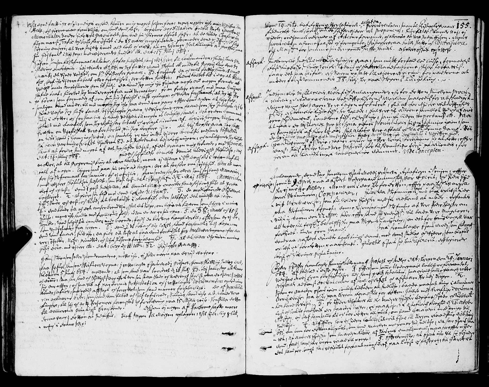 Nordland og Finnmarks lagstol, SAT/A-5608/X/L0002: Justisprotokoll, 1666-1690, p. 155