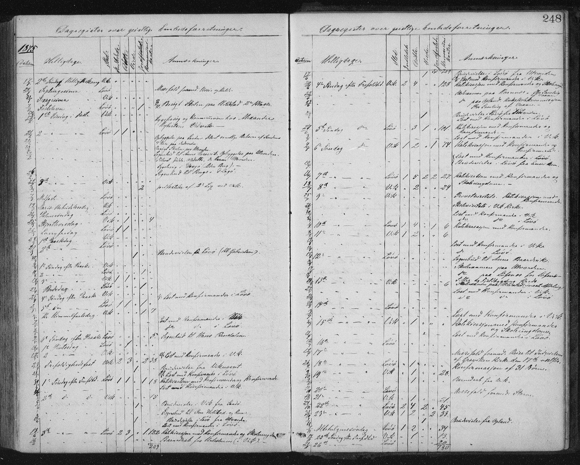 Ministerialprotokoller, klokkerbøker og fødselsregistre - Nord-Trøndelag, AV/SAT-A-1458/771/L0596: Parish register (official) no. 771A03, 1870-1884, p. 248