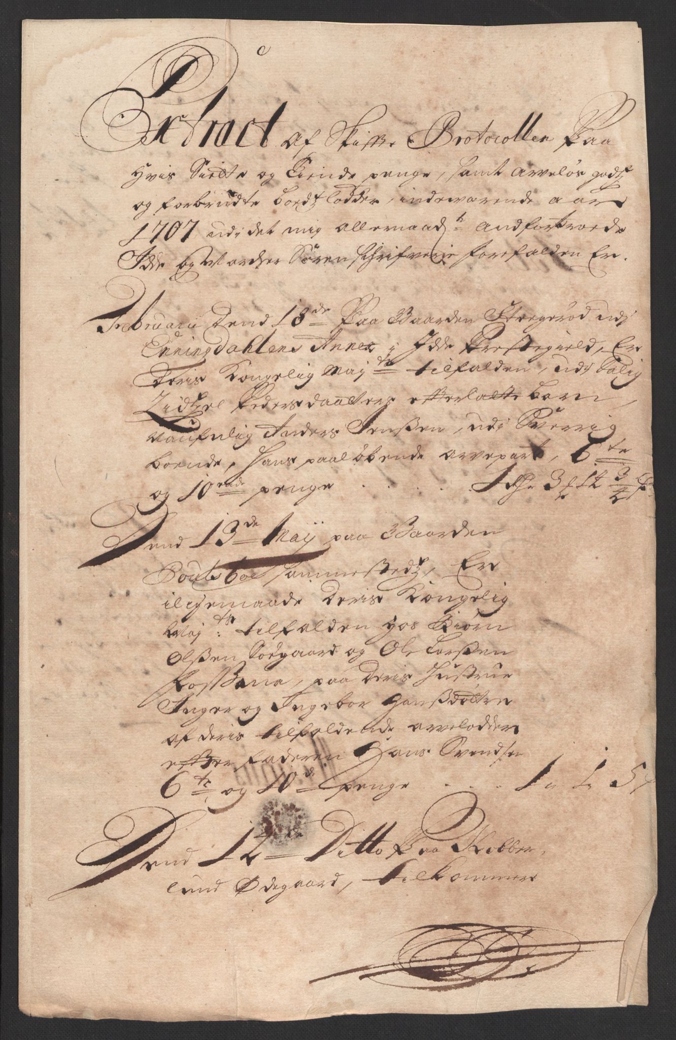 Rentekammeret inntil 1814, Reviderte regnskaper, Fogderegnskap, RA/EA-4092/R01/L0018: Fogderegnskap Idd og Marker, 1707-1709, p. 67